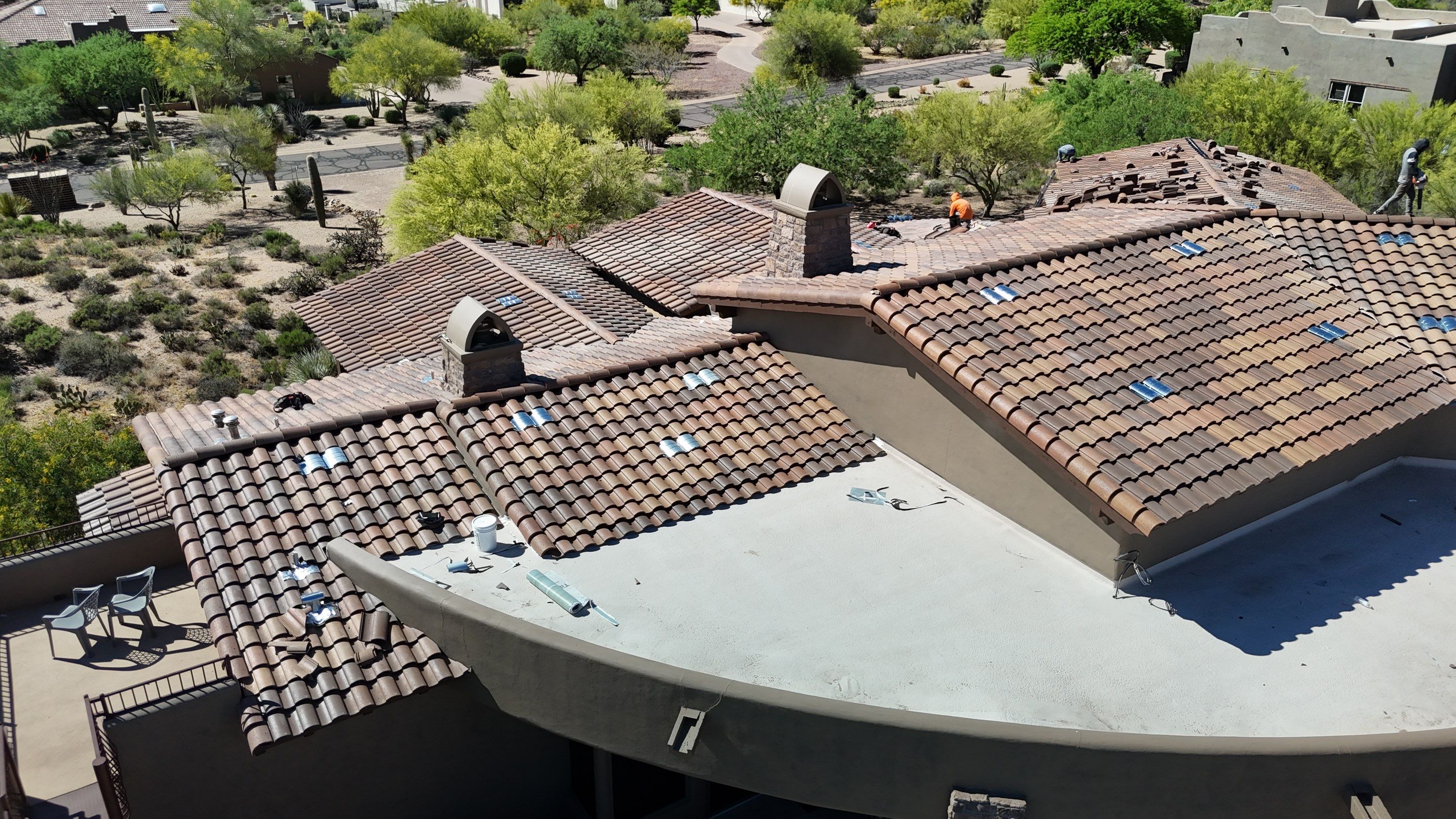 Project in Scottsdale by Saint Roofing