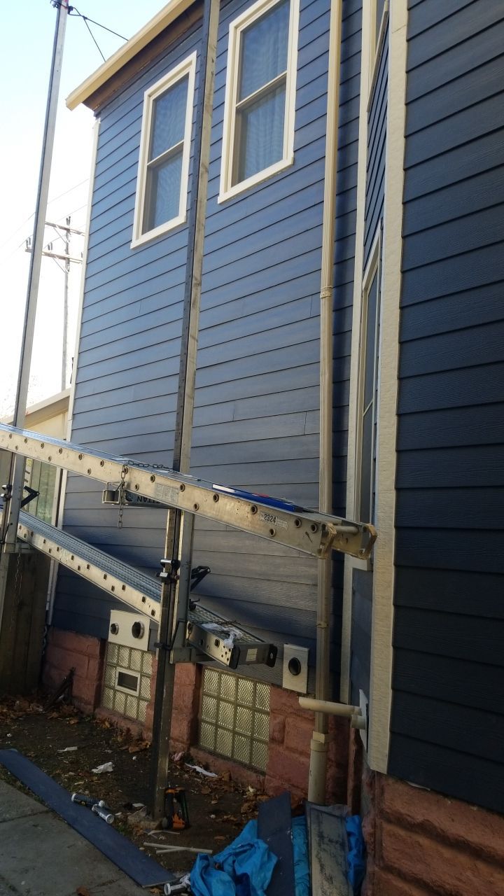Fire damaged home in Tremont by Absolute Roofing and Construction