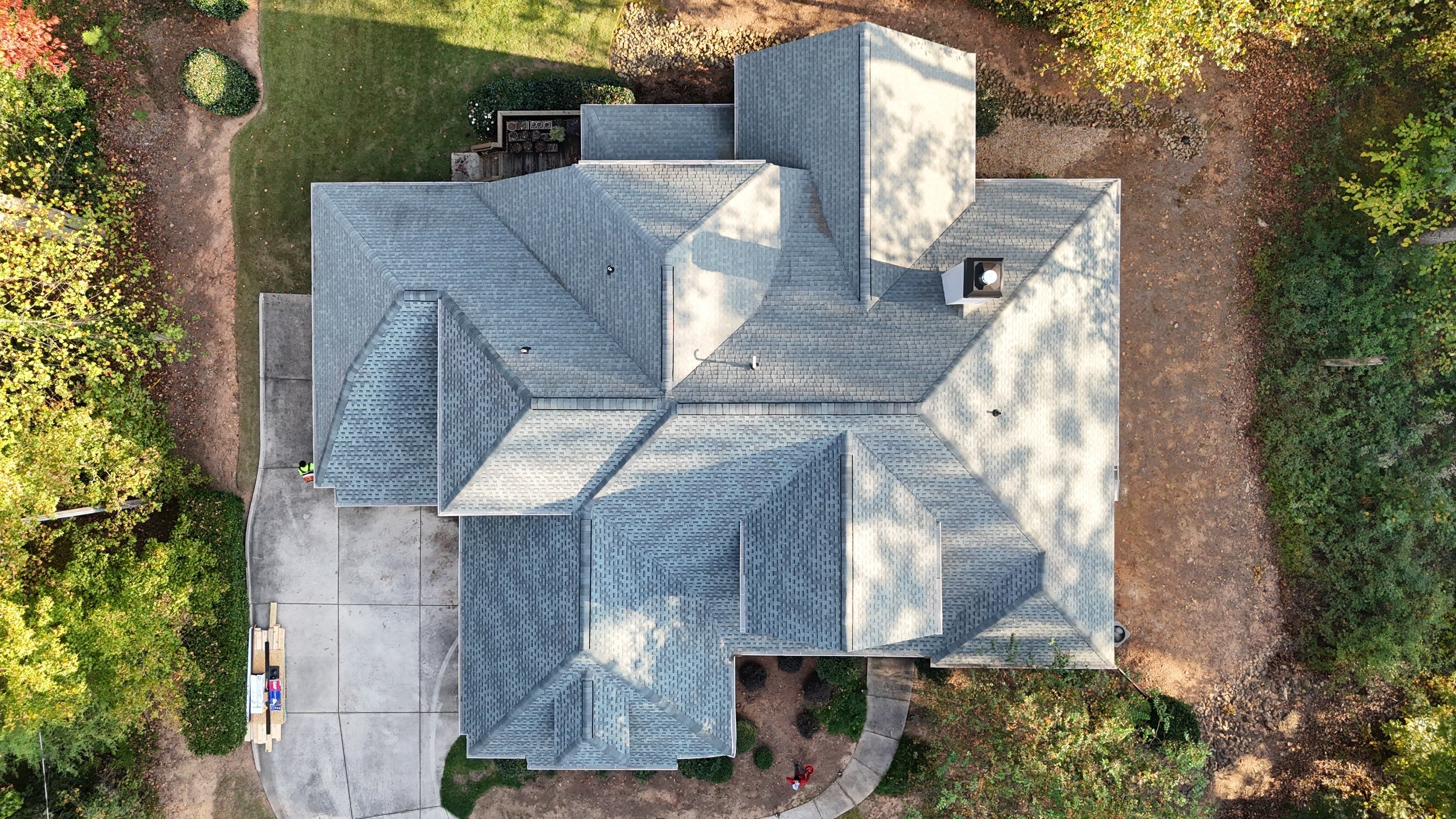 Norcross, GA Roof Replacement GAF Timberline HDZ Slate by Reset Roofing