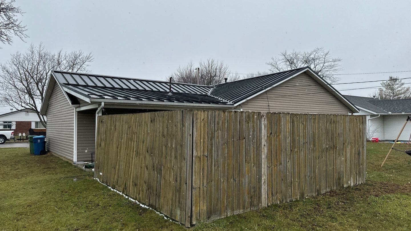 Residential Roofing Installation using Platinum Pro Standing seam  by Nitro Roofing and Construction