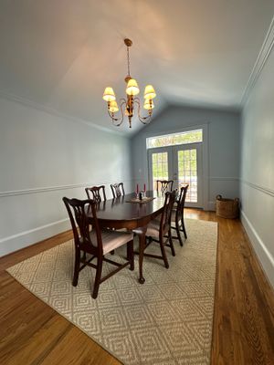 Living Room Refresh with Clean, Durable Interior Finishes