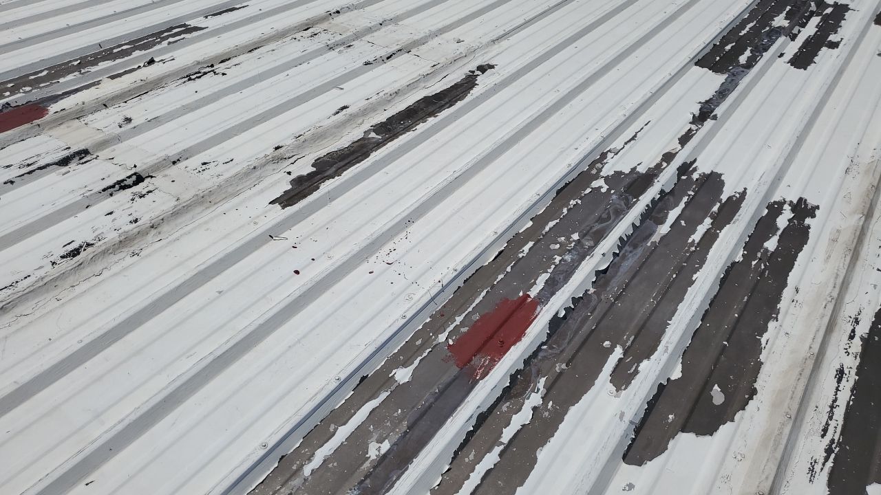 Commercial Roofing Installation using GAF 10 Year Acrylic System by Lighthouse Roofing