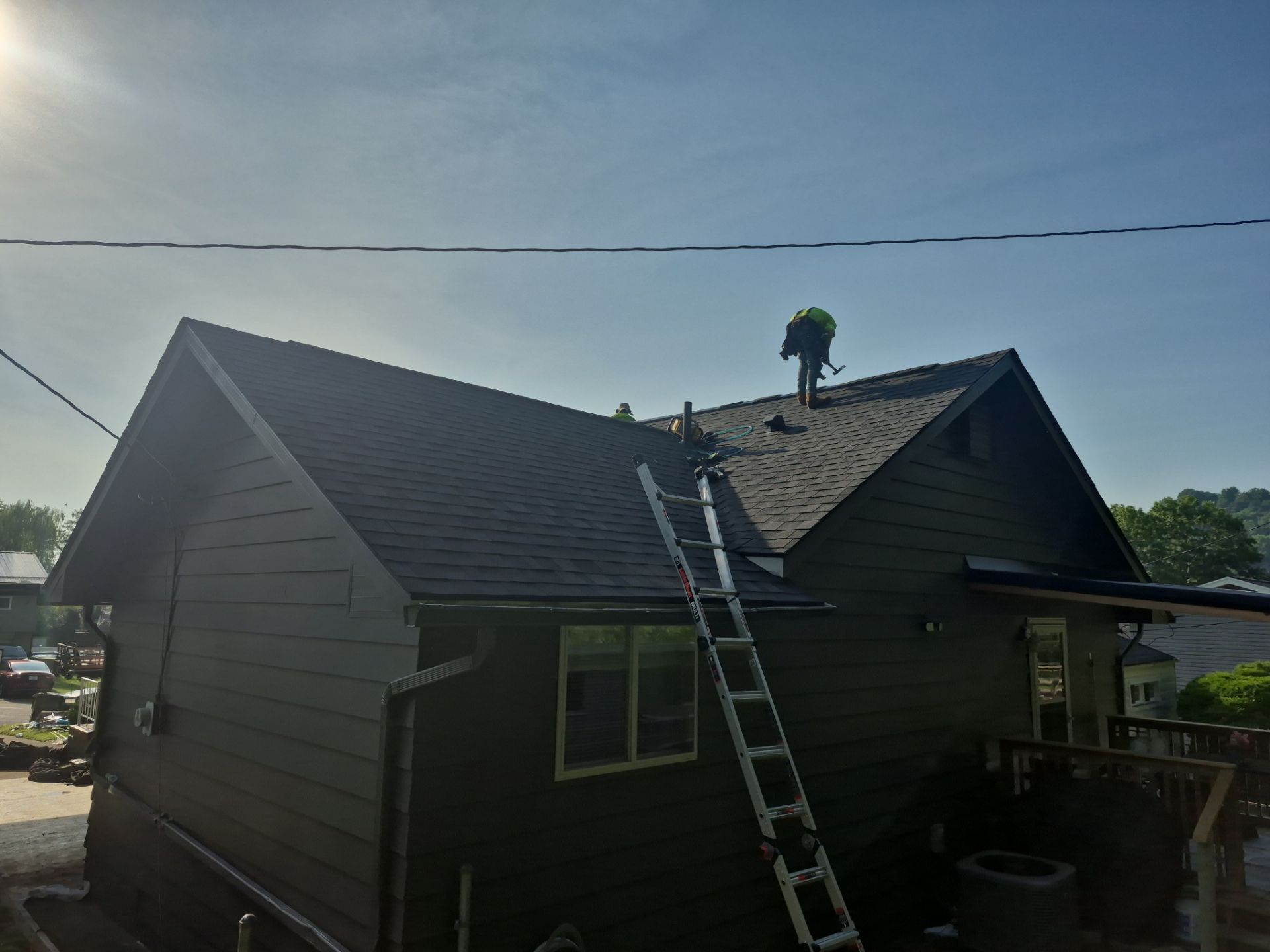 🖤 Sleek. Bold. Built to Last — Granite Black in Portsmouth! by Mr. Roofer