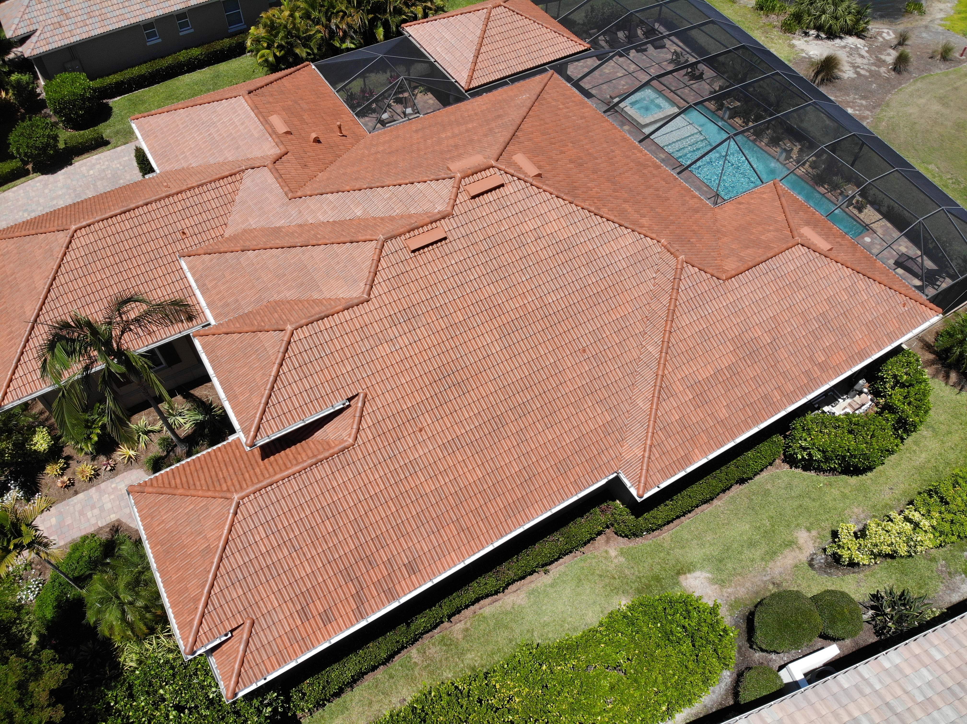Residential Roofing Installation using Composite Spanish Tile by International Roofing
