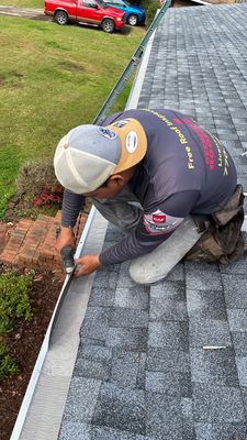 Roof replacement and Gutters Guards Installation 