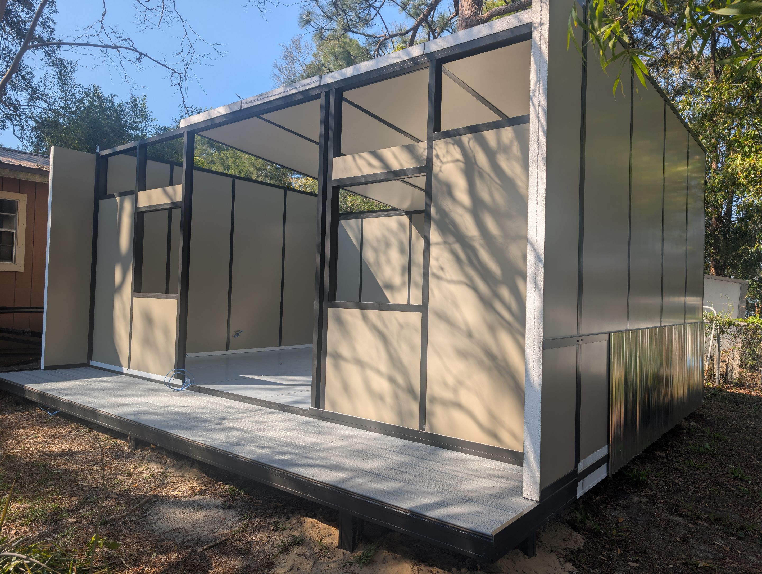 Titan Blockhouse Backyard Home Addition by Titan Sunrooms