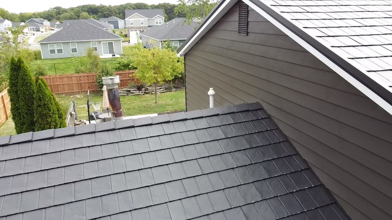 Full Exterior Home Transformation – Metal Slate Roof in Fort Wayne, IN by 4Ever Metal Roofing