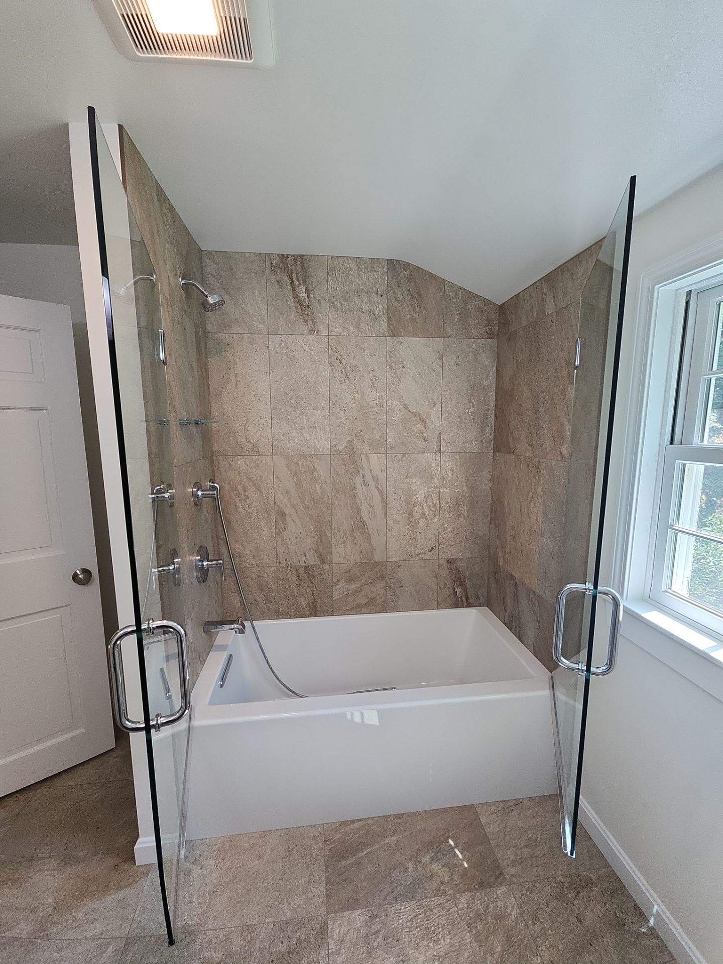 French Shower Doors by Cheshire Glass Company
