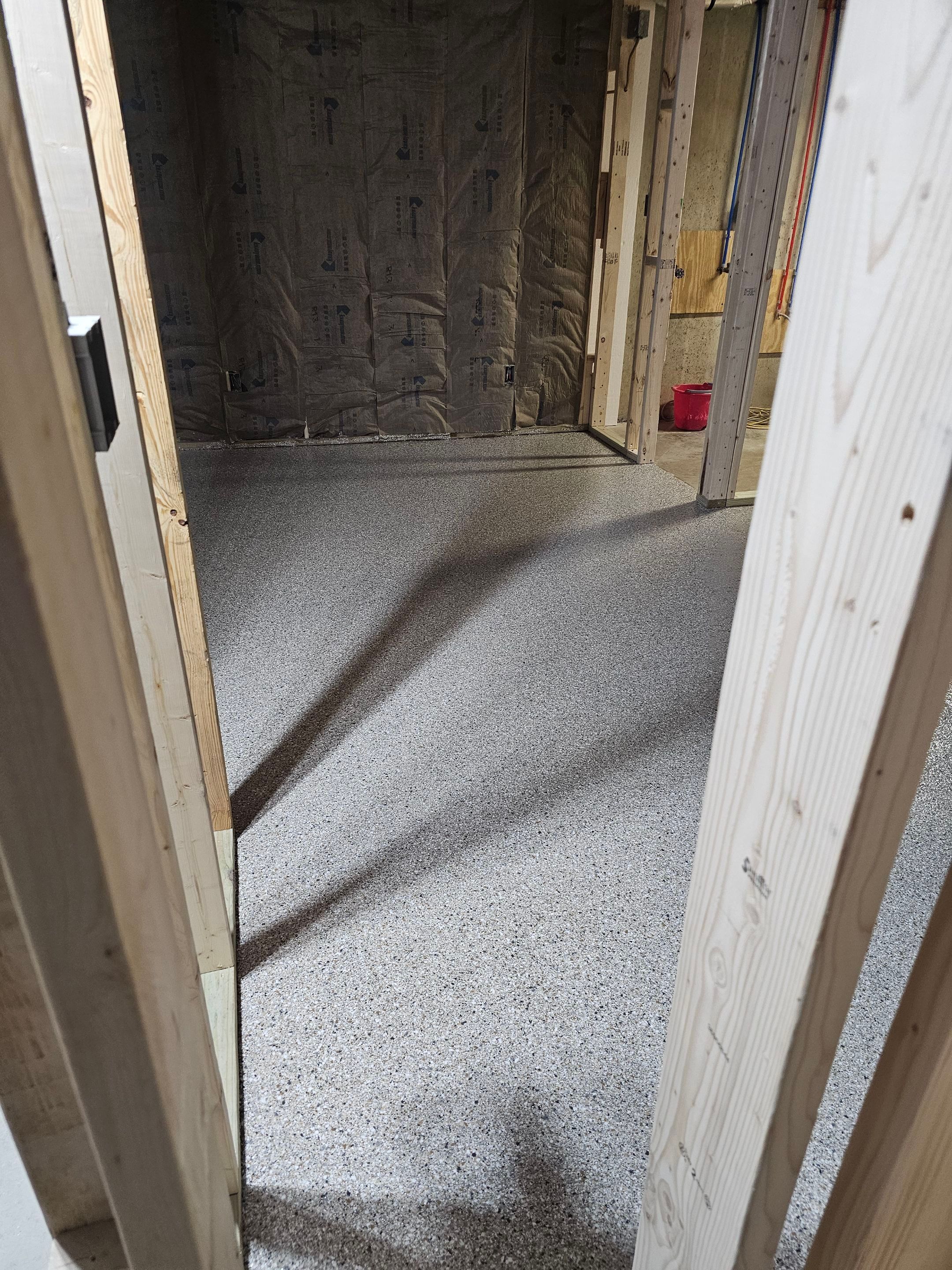 Beautiful Basement floor in South Bend! by Innovative Spaces / Innovative Concrete Coatings
