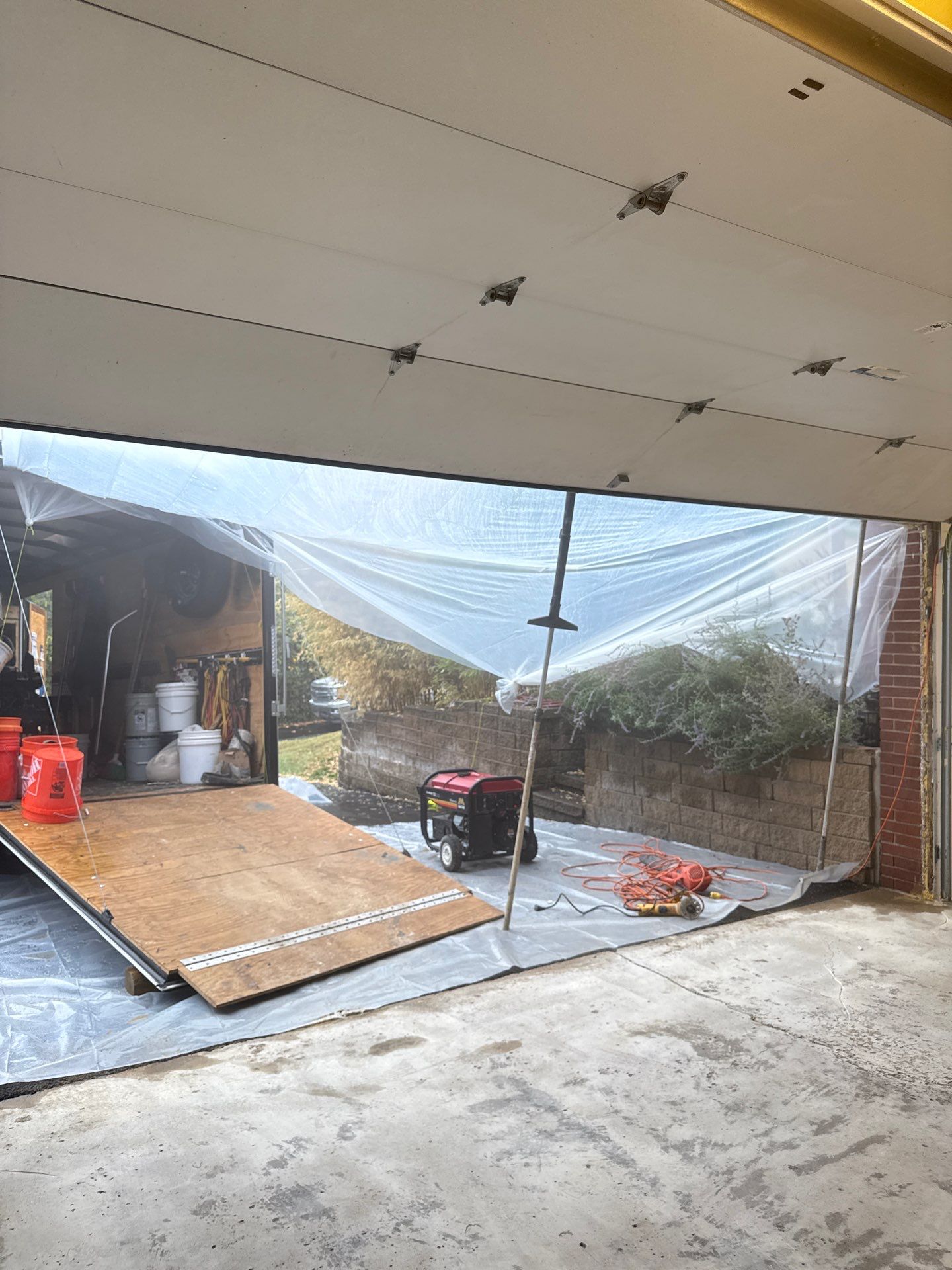 Creekbed Garage Project in Pittsburgh by Floors in a Day, Inc