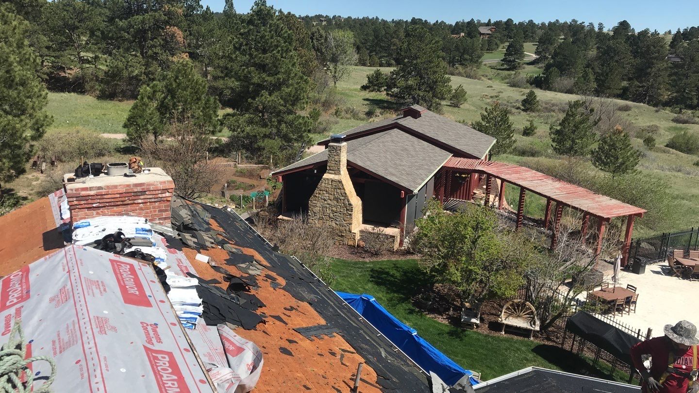 Residential Roofing Installation using CertainTeed Presidential IR - Weathered Wood by A to Z Roofing