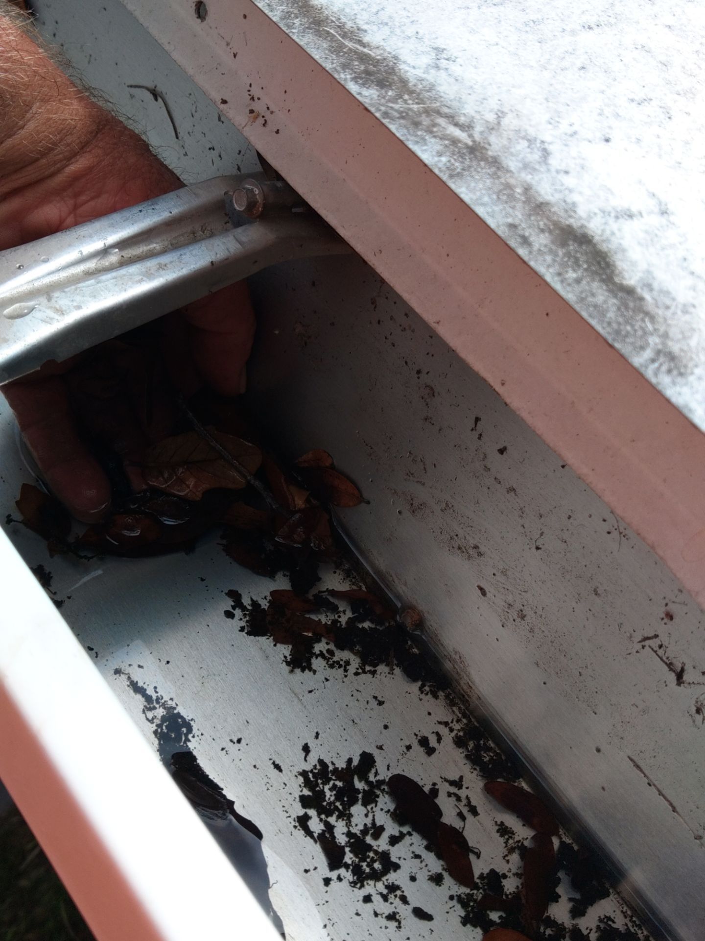 White 6-Inch Gutters and Leaf Guard Installation in Fort Myers FL by Gutter Professors