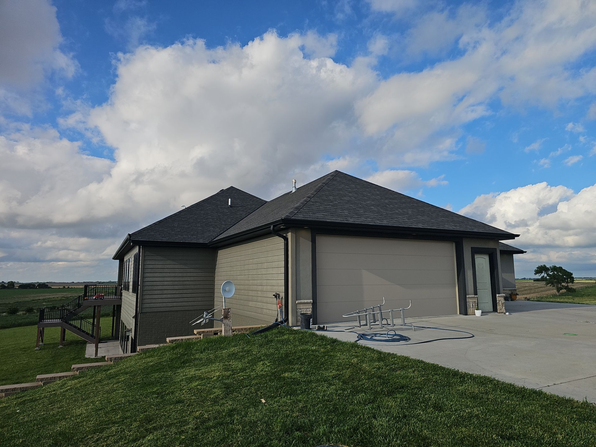 Pella Window and Seamless Gutter Installation in Ravenna by Loyal Nine