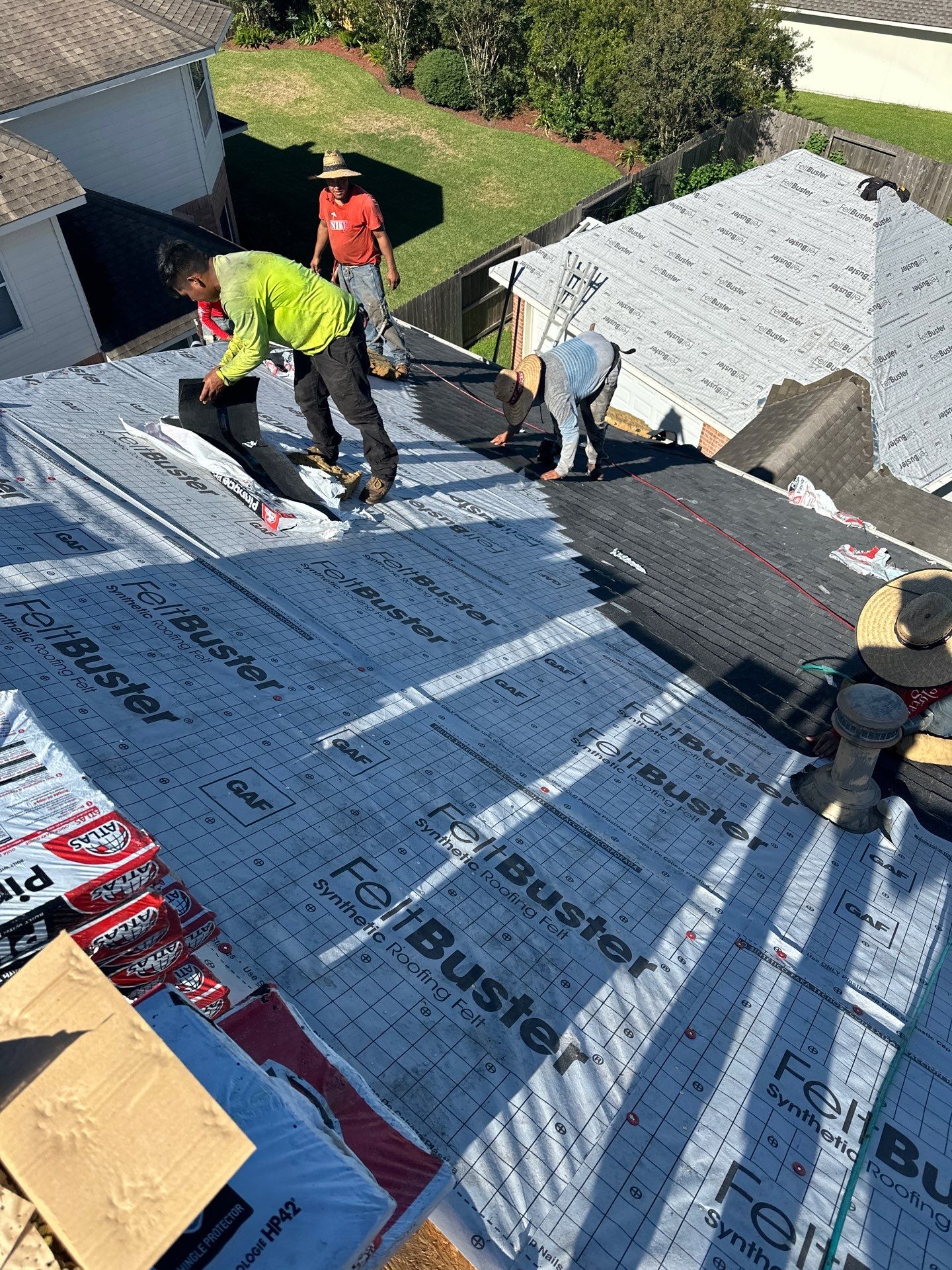Project in Pearland by Motion Roofing