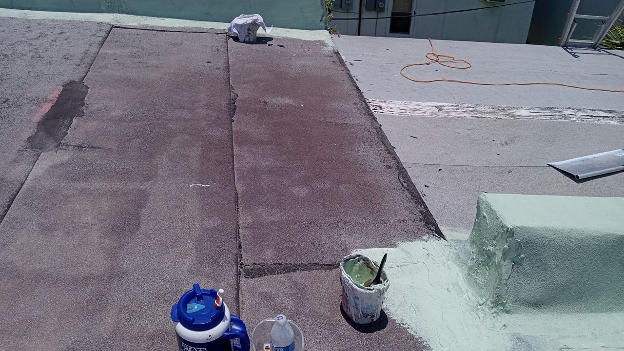 Market Street Coating by Bayfront Roofing and Construction
