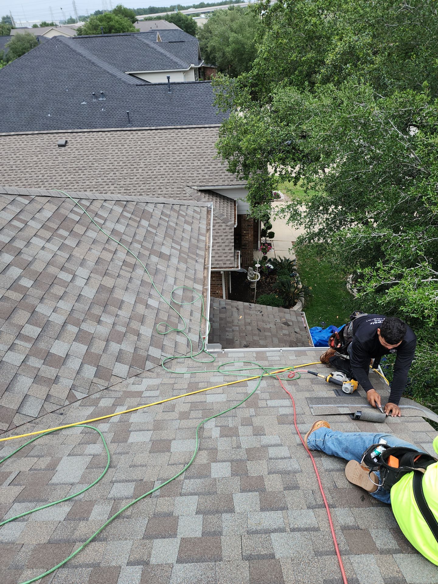 Residential Roofing Installation using Owen's Corning Duration (Lifetime) Shingles by Roof Repair Company