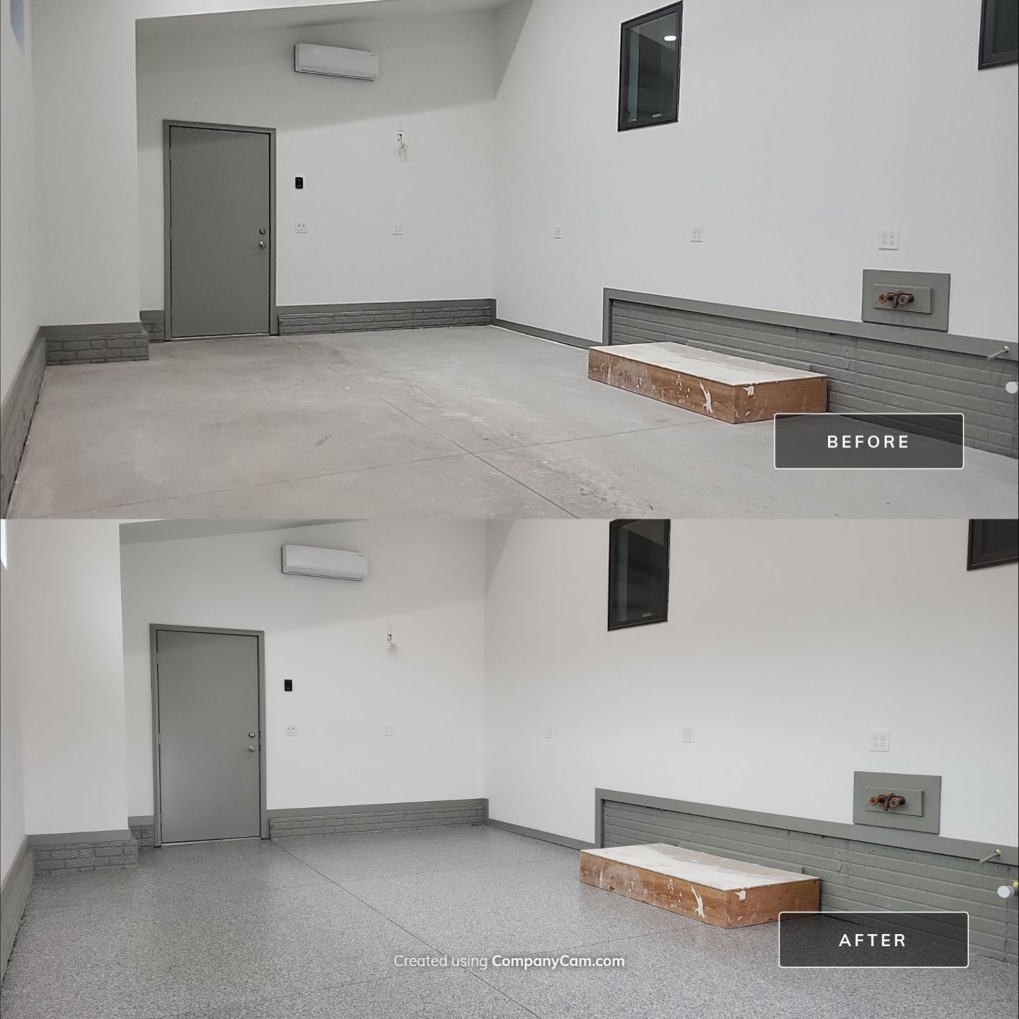 Tidal Wave Garage Floor Coating using Polyaspartic by Revival Concrete Coatings, LLC