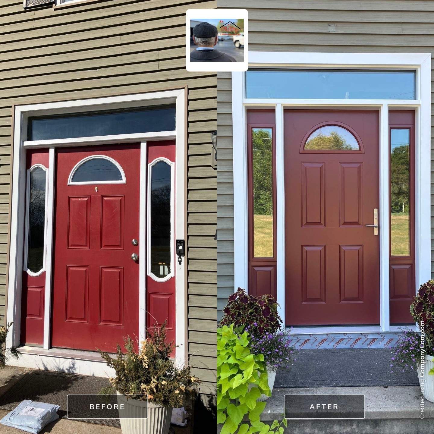 Complete Entry Door & Window Installation by DiGiorgi Roofing and Siding Inc