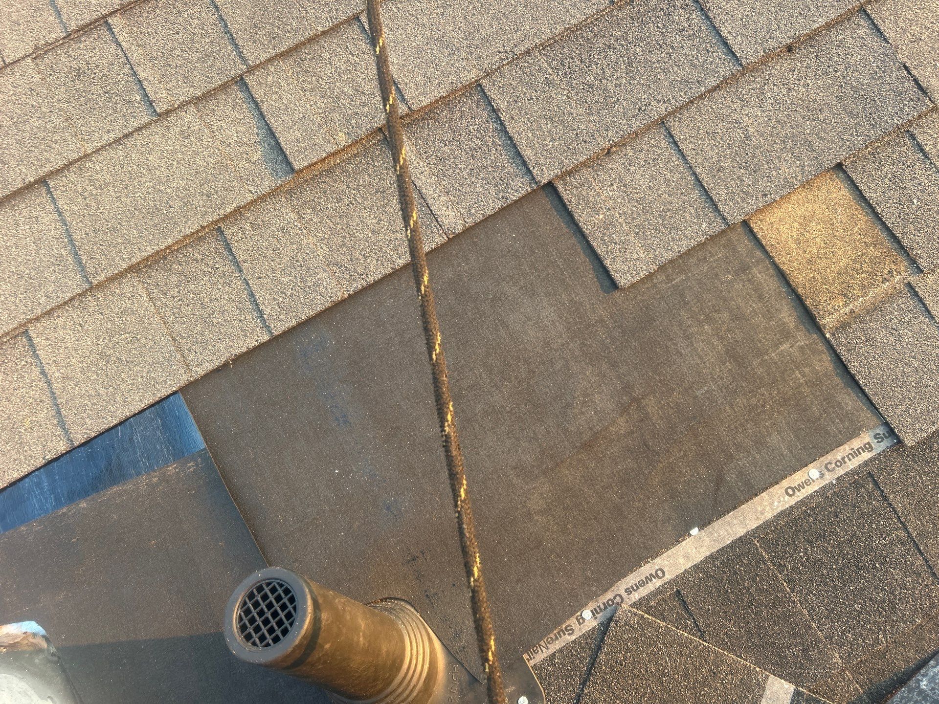 Hail Damage using Owen's Corning Duration (Lifetime) Shingles by Roof Repair Company