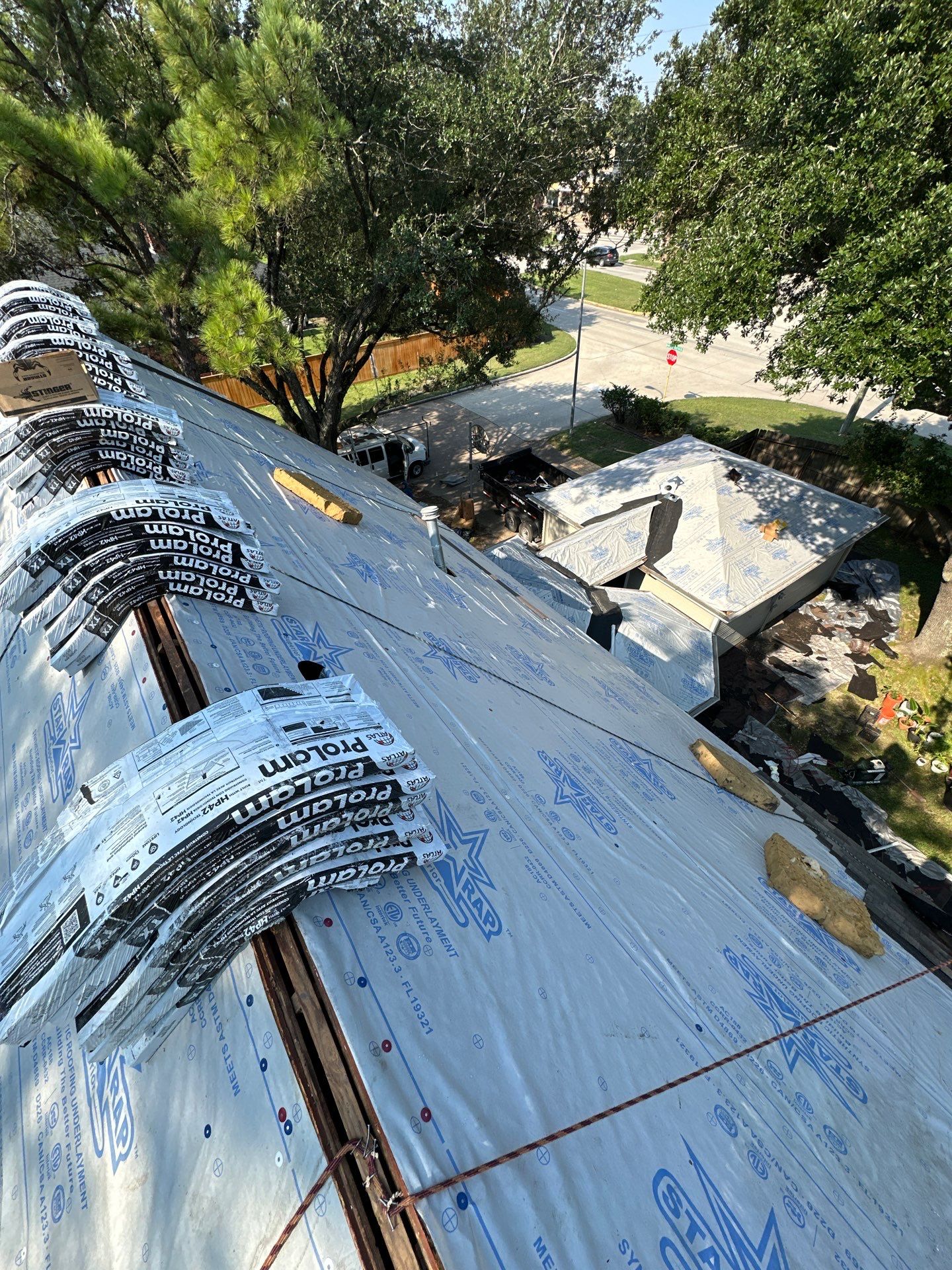 Project in Houston by Motion Roofing