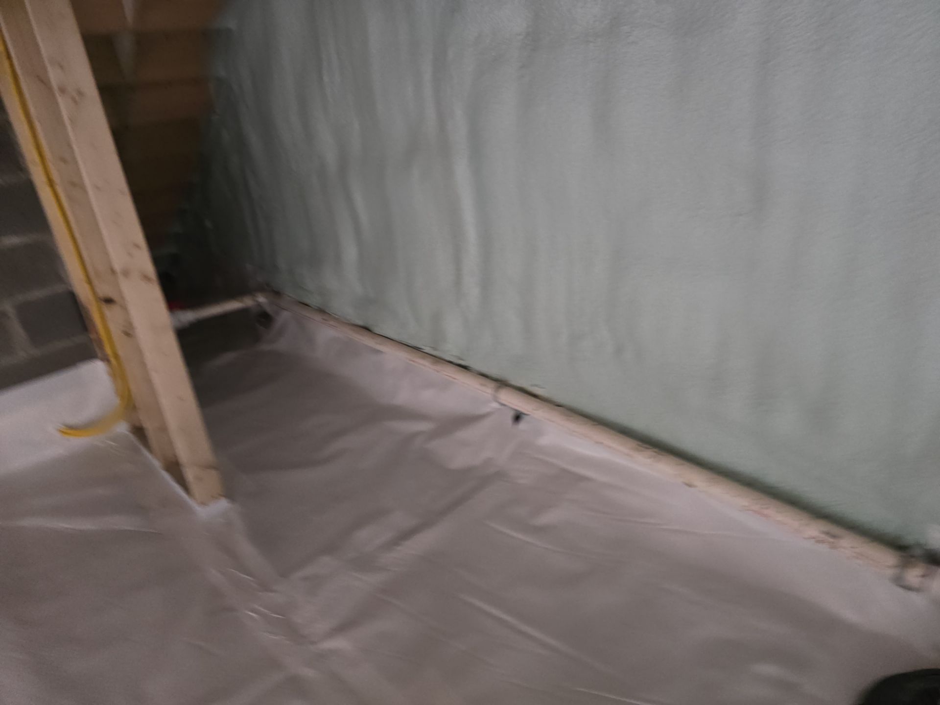 Crawl Space Encapsulation using Closed Cell Spray Foam by NYS Foam & Energy