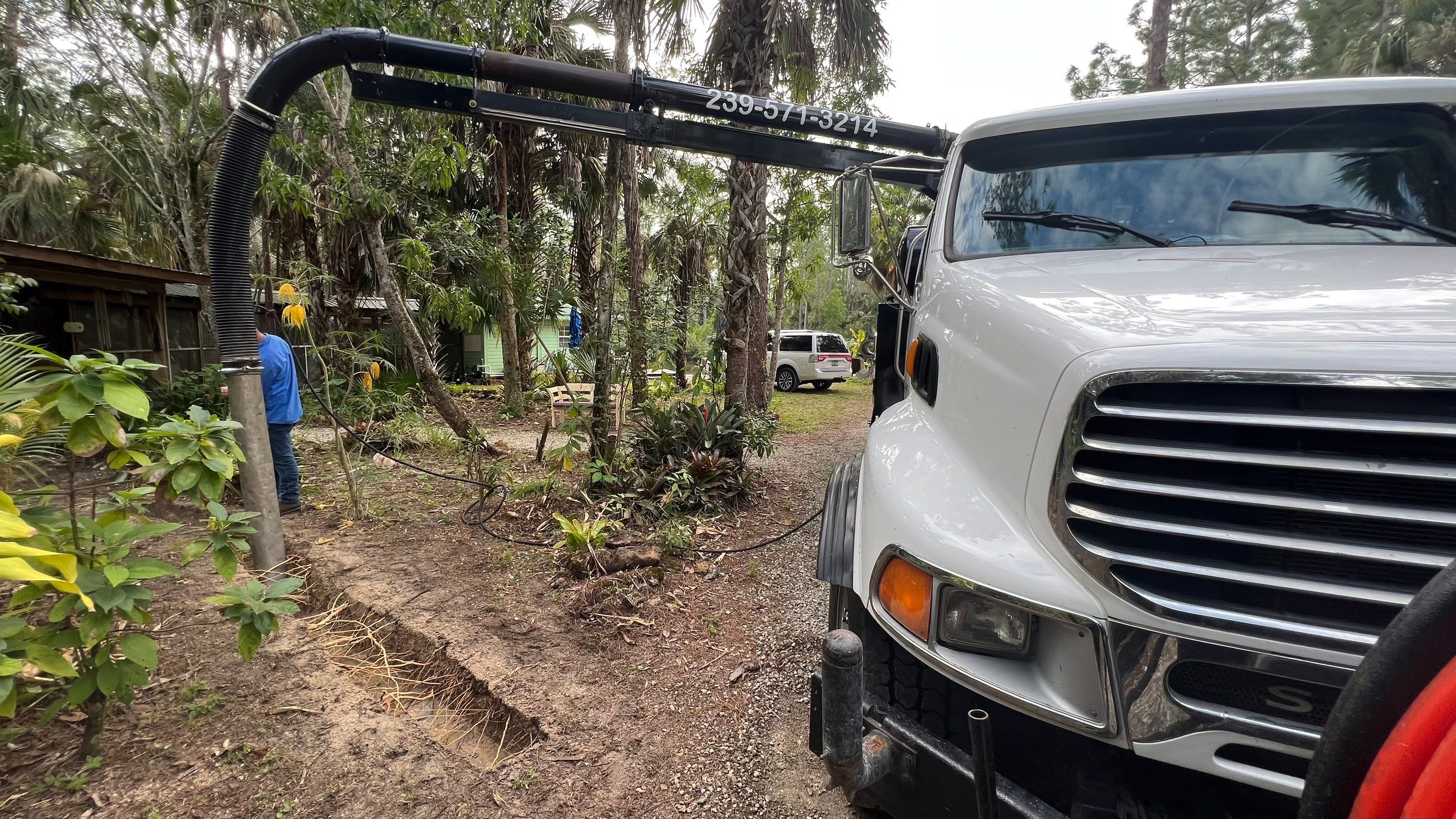 Hydro Excavating a Trench for Utility Lines by Don Mar, Inc. Storm Water Solutions