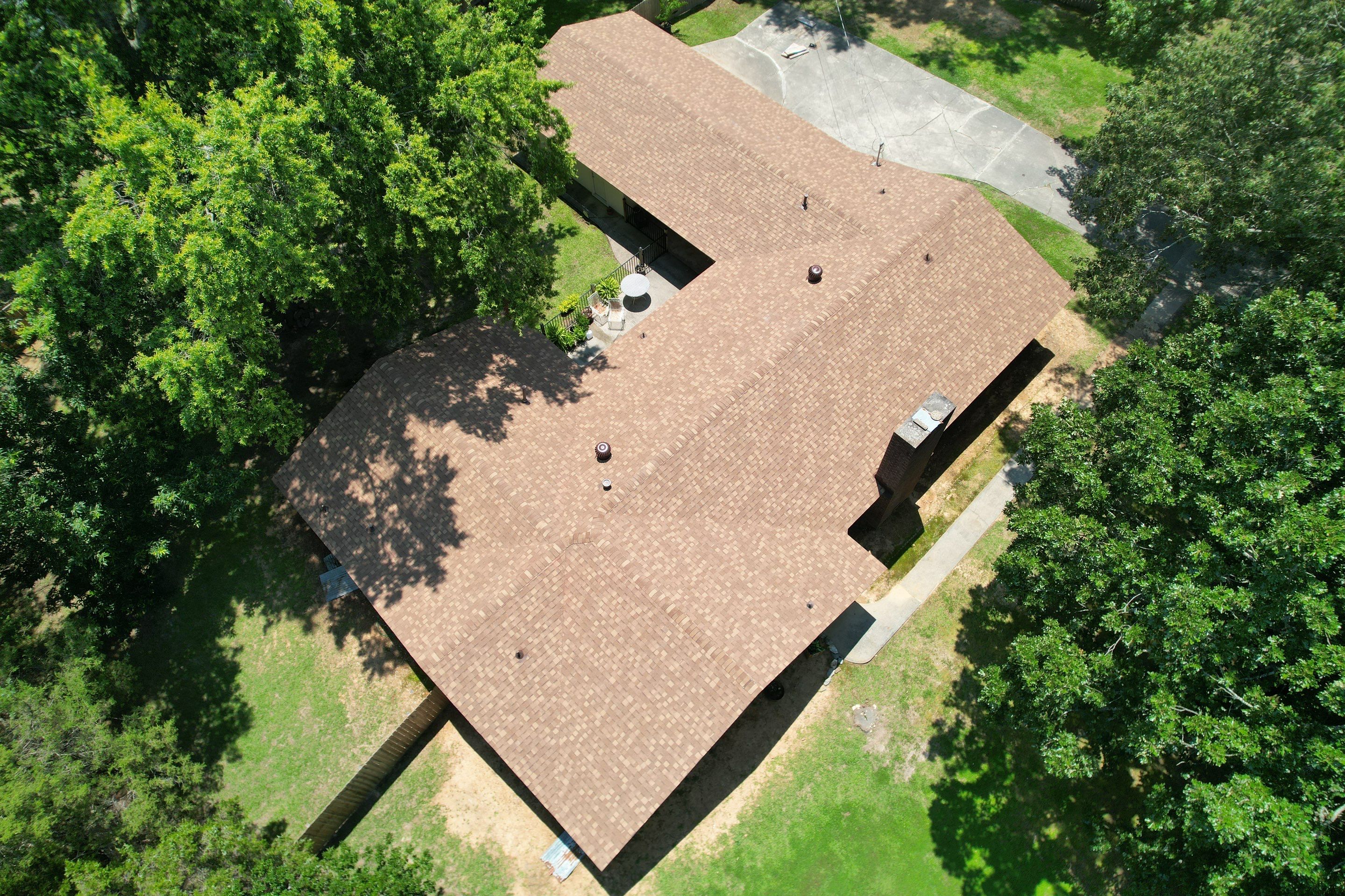 Storm Restoration Reroof: 25 Year 3-Tab Shingle by Hostetler Roofing