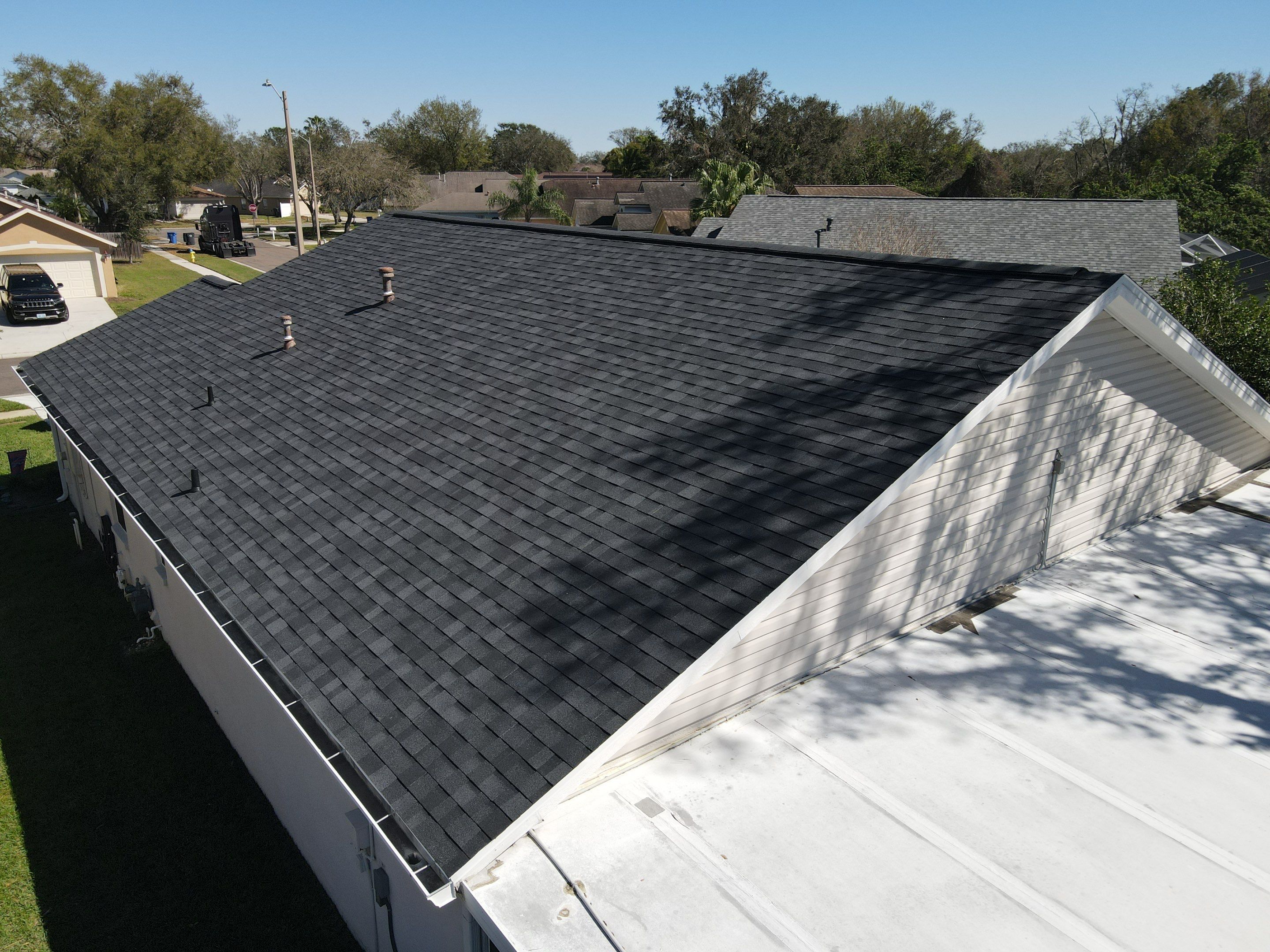Roof replacement in Brandon, FL. by Steadfast Roofing