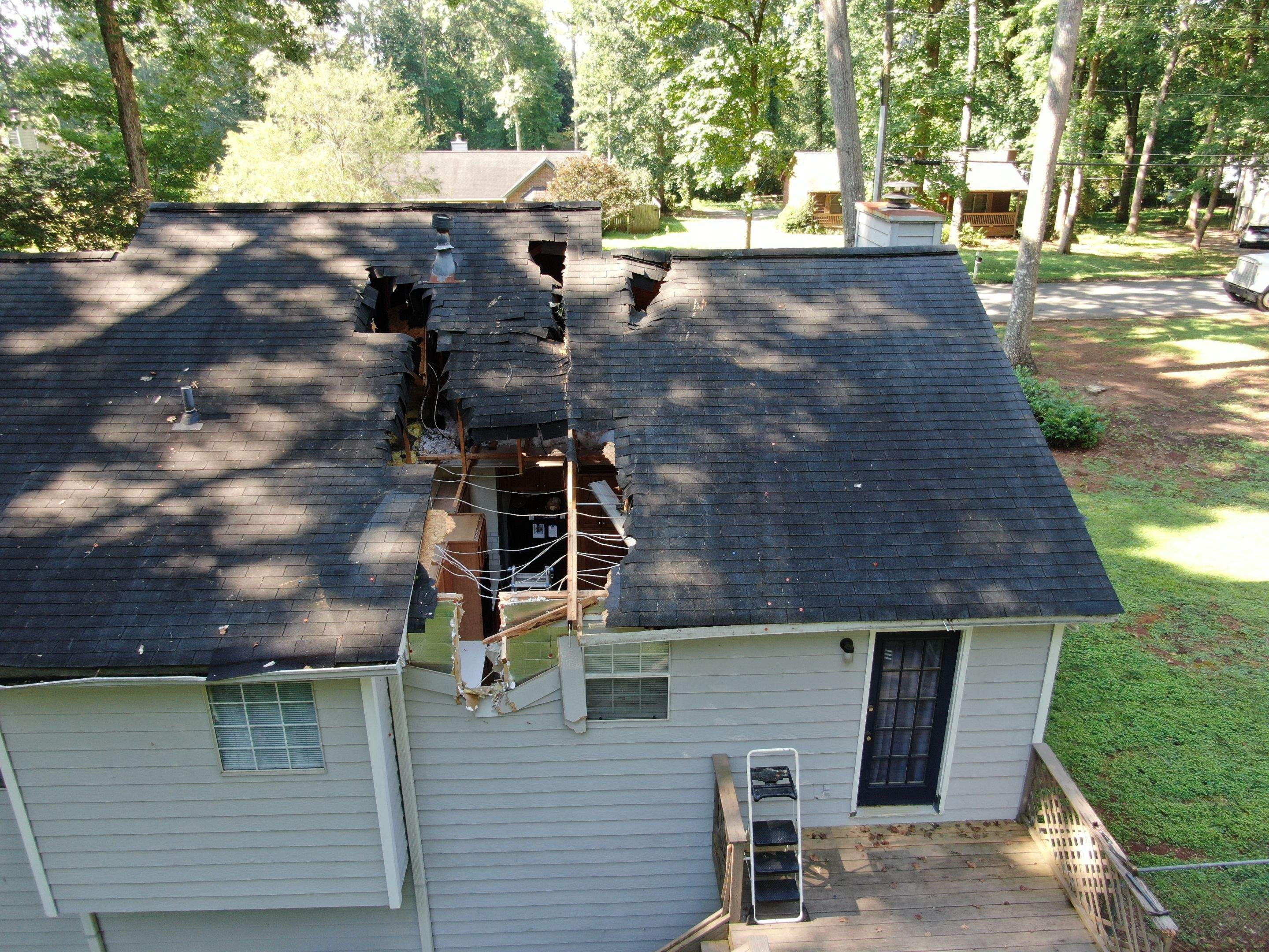 Tree Damage  by Ajayi Design and Construction 