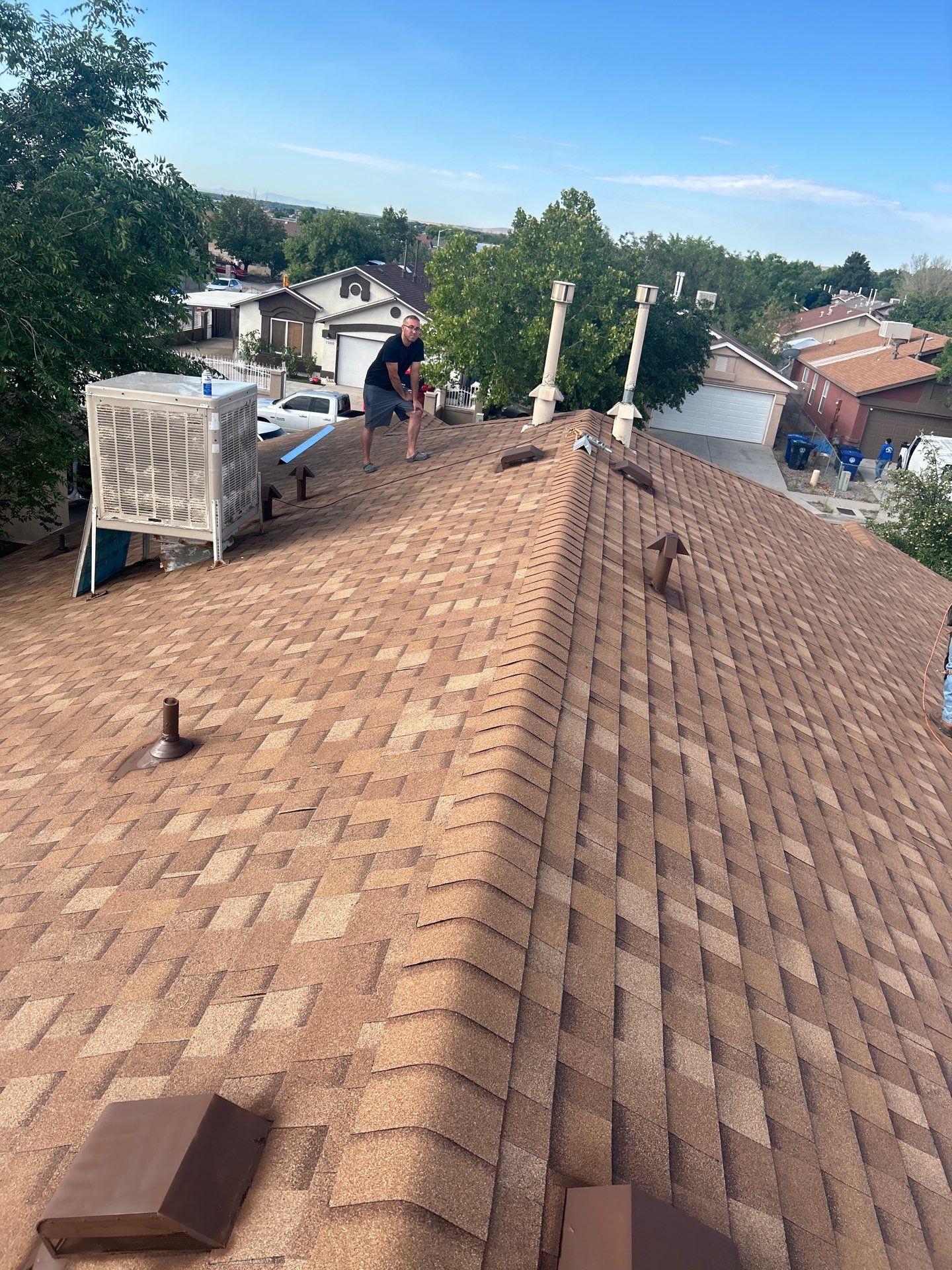 Autumn Brown Shingles by Reimagine Roofing
