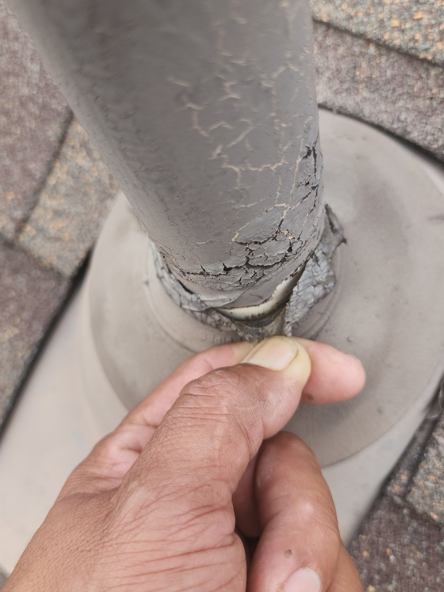 Structural and roof repairs with custom metal work by REPS Austin Area Roofer