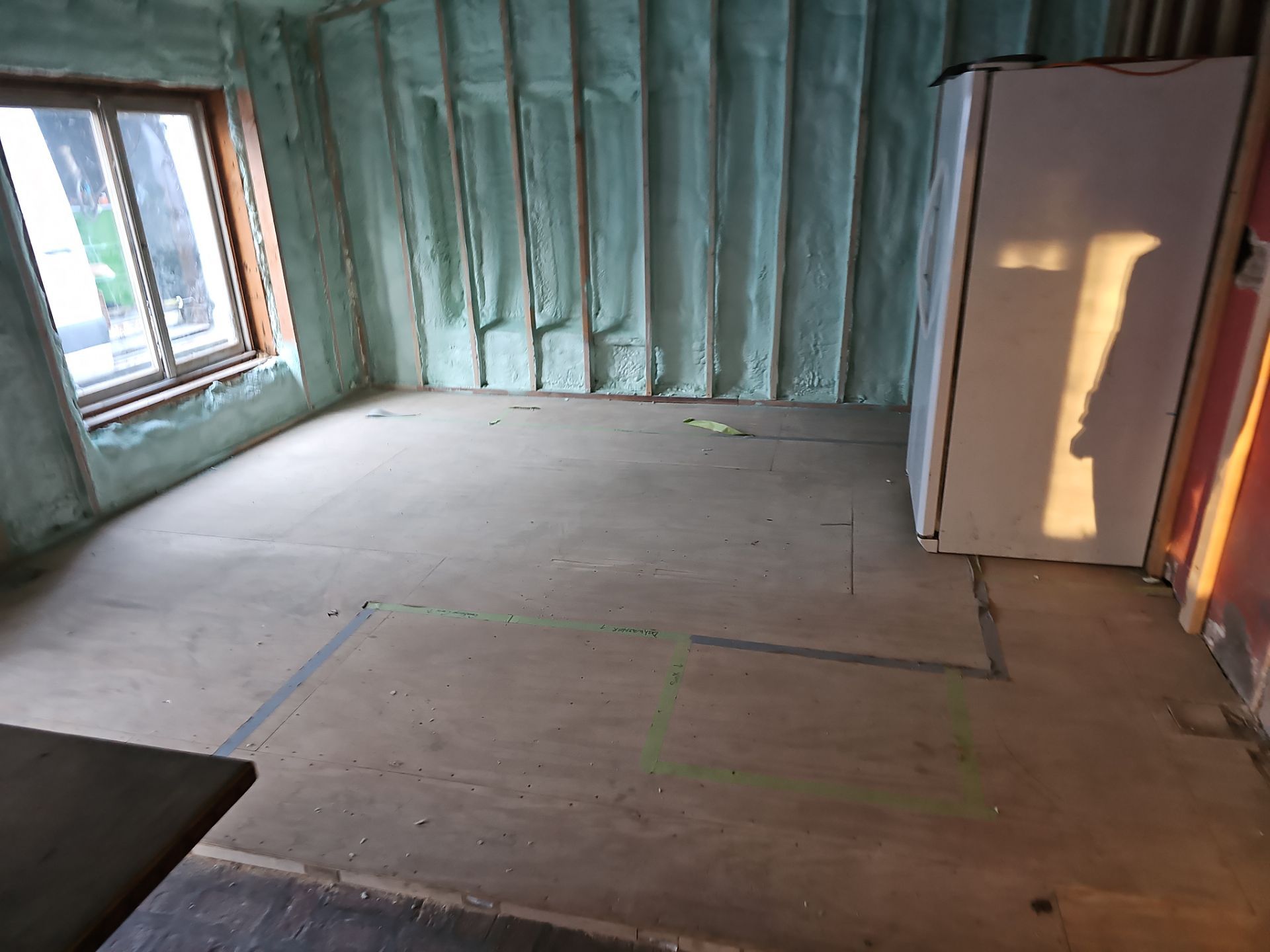 Home Remodel using Closed Cell Spray Foam by NYS Foam & Energy
