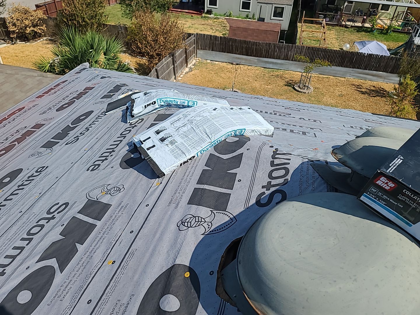 Residential Roofing Replacement and Gutter Installation in Manor by Caliber Restoration LLC