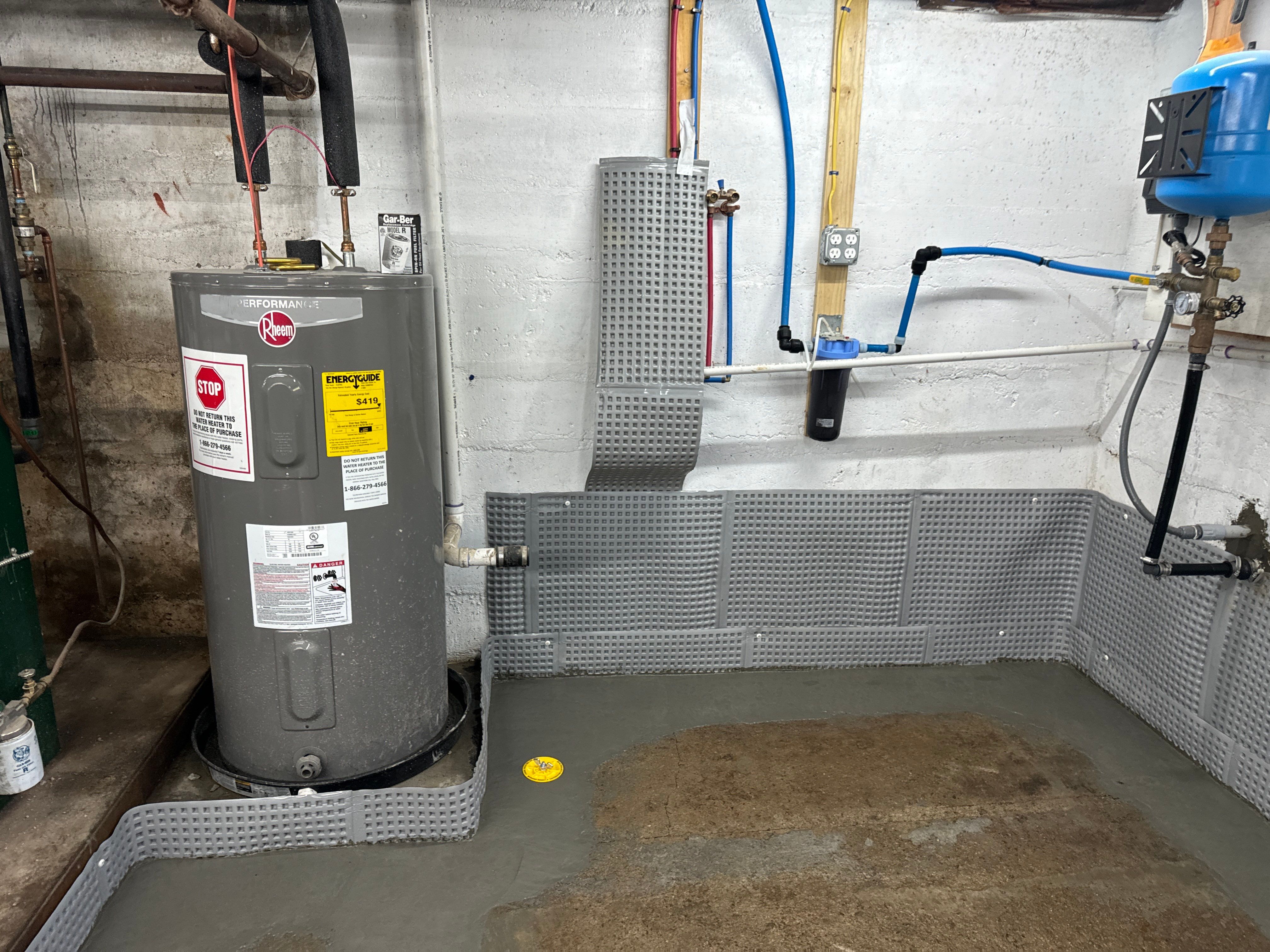 Interior French Drain Boonton NJ by Pure Service Pro, LLC 
