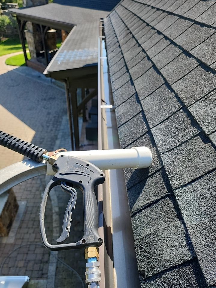 House Wash using cleaner by Power Wash Masters LLC