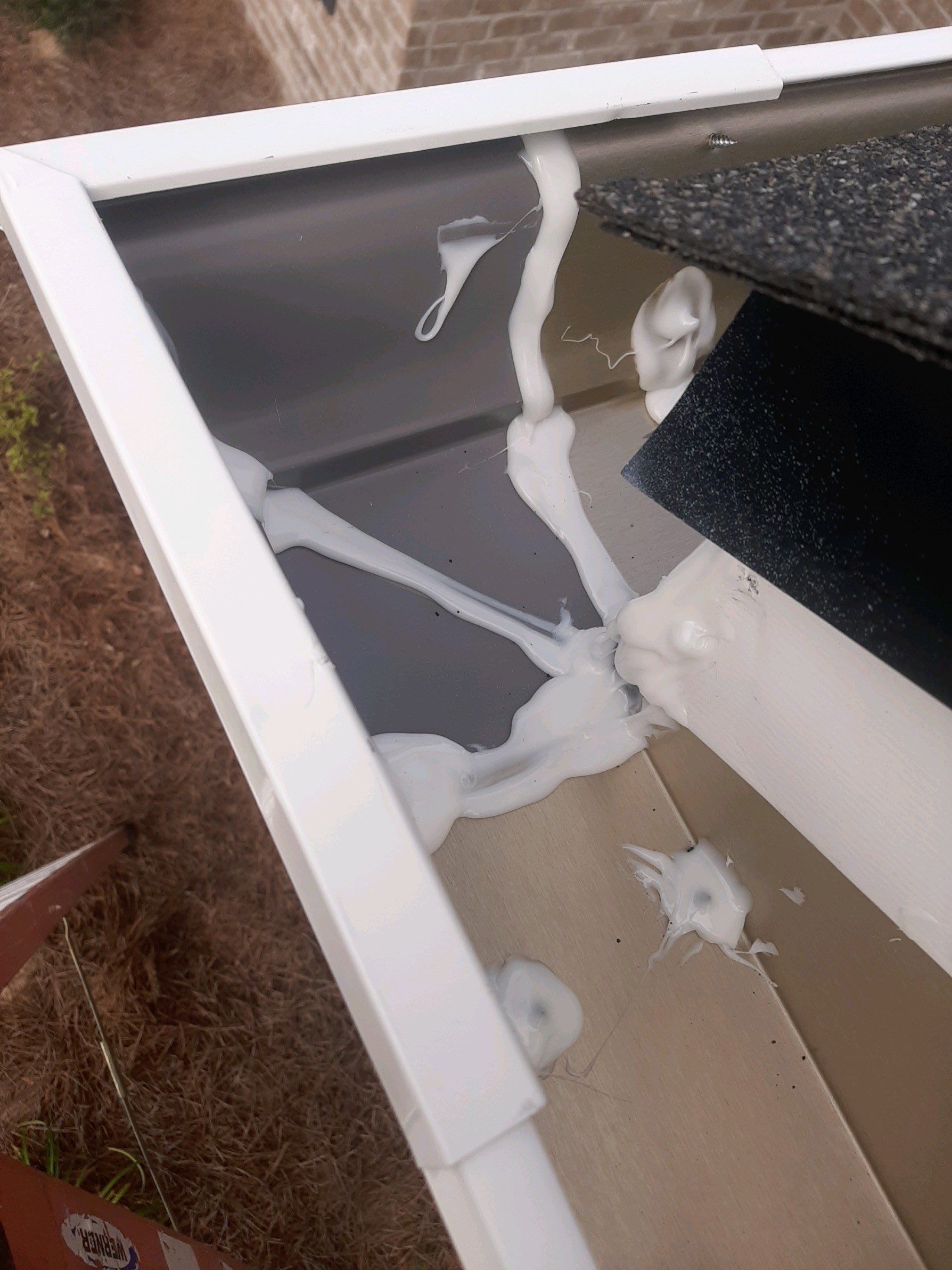 Seamless Gutter Installation Using White K-Style Gutters by Gutter Professors