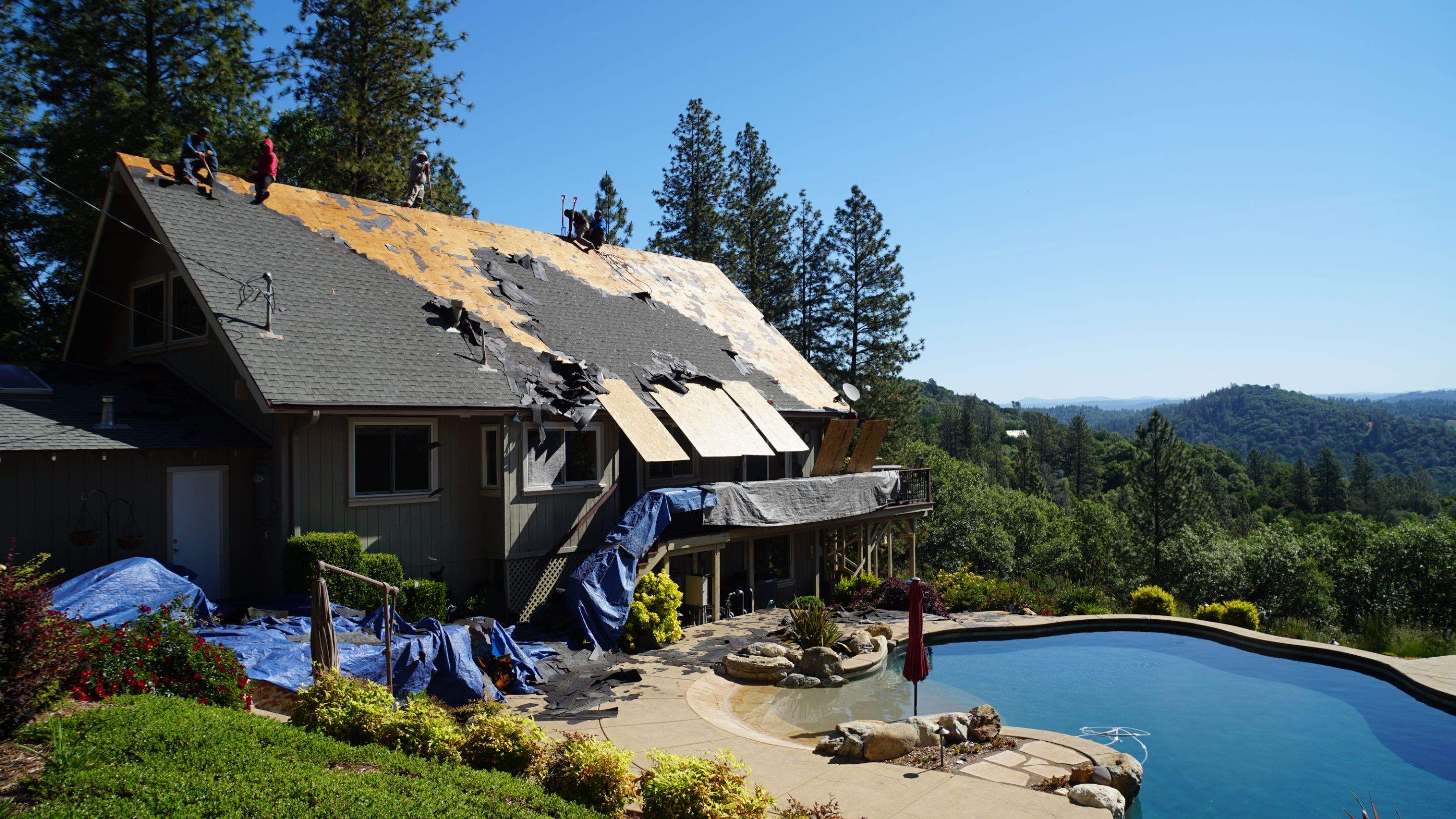 Residential Roofing Installation using Owens Corning Roofing Shingles by Byers Enterprises 
