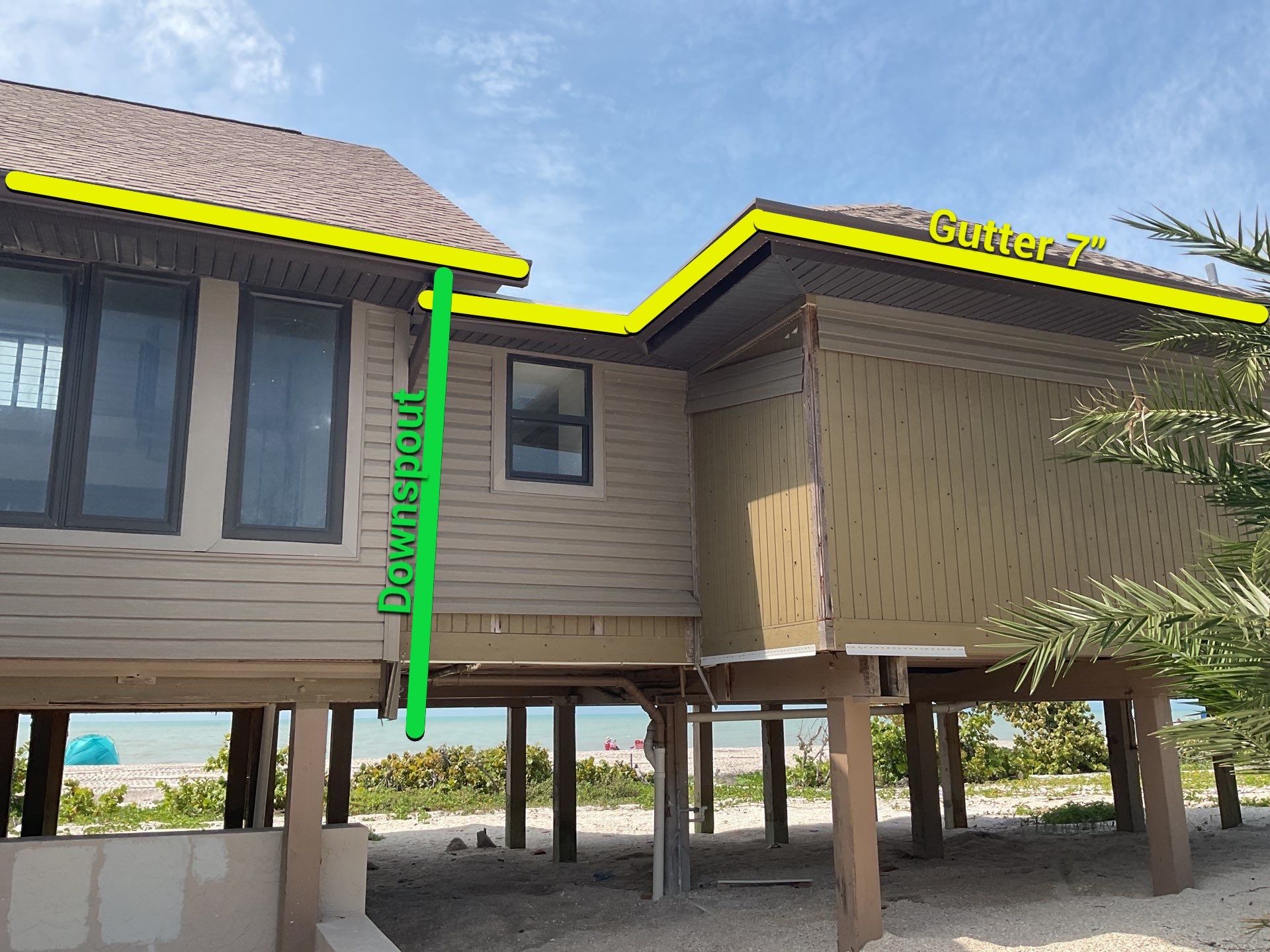 Commercial Gutter Installation in Sanibel FL by Gutter Professors