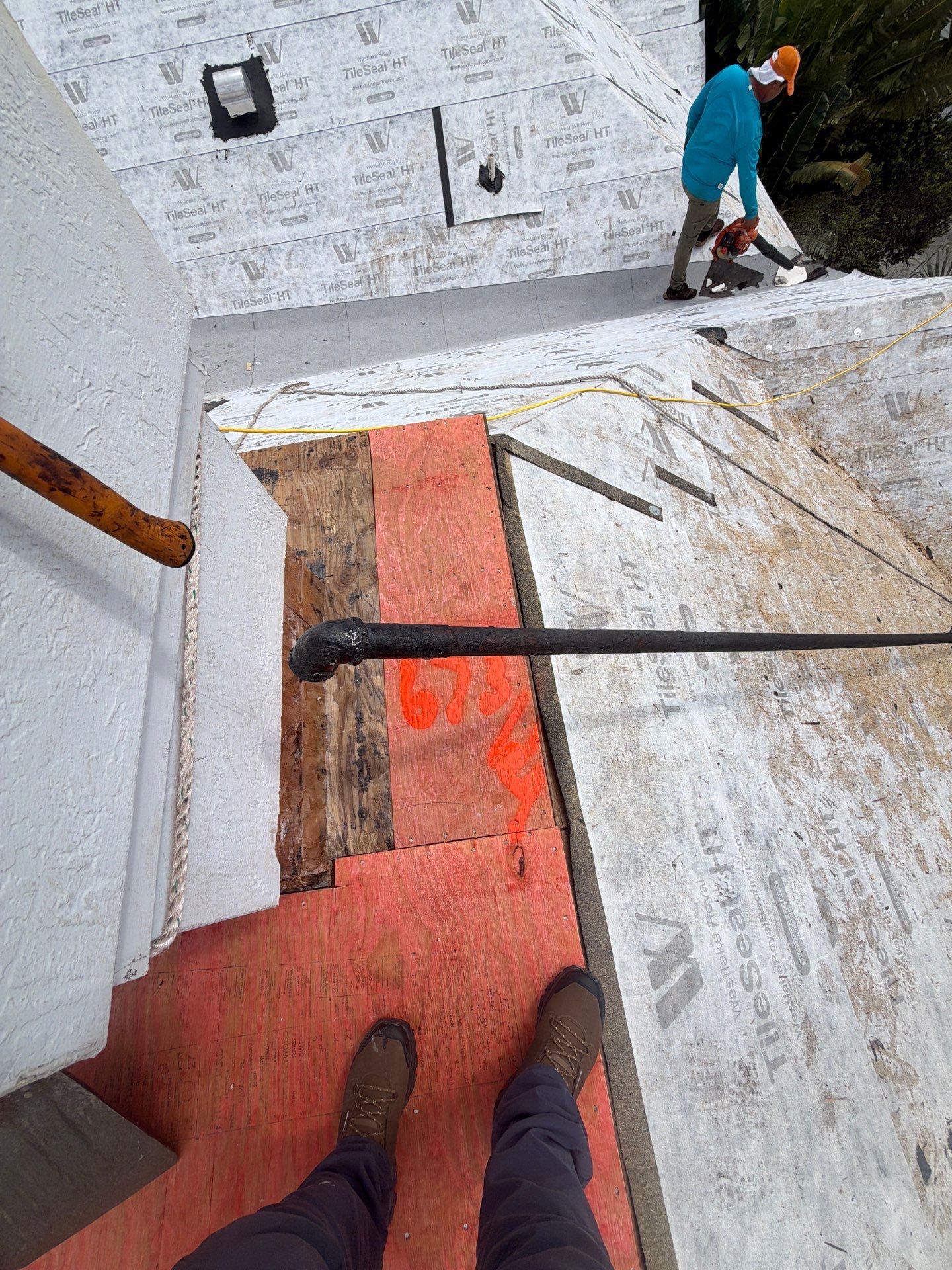 Delray Beach Tile Roof Replacement with Hurricane Strap Reinforcement by Aastro Roofing