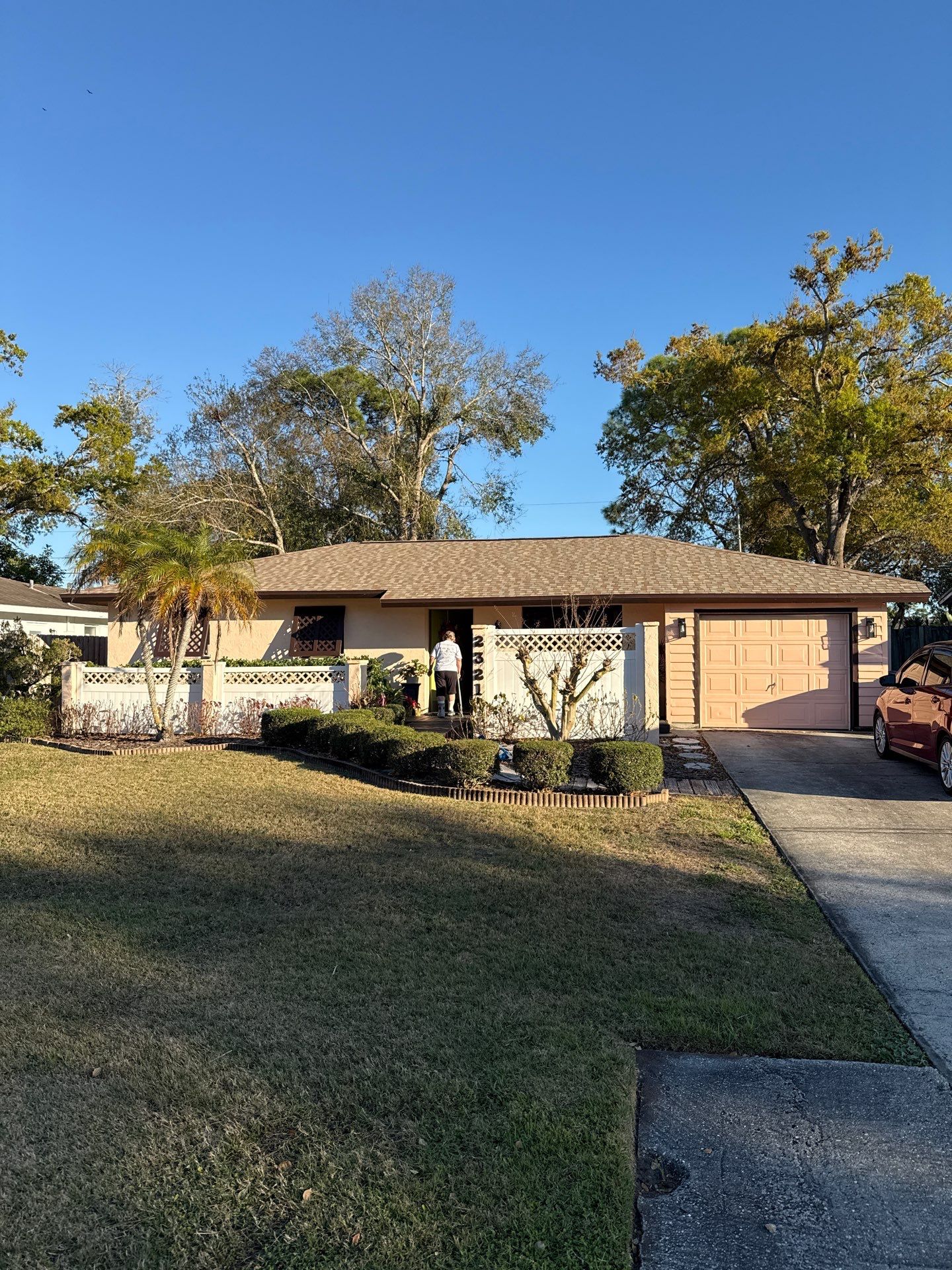 Musket Brown Soffit Installation in Sarasota FL by Gutter Professors