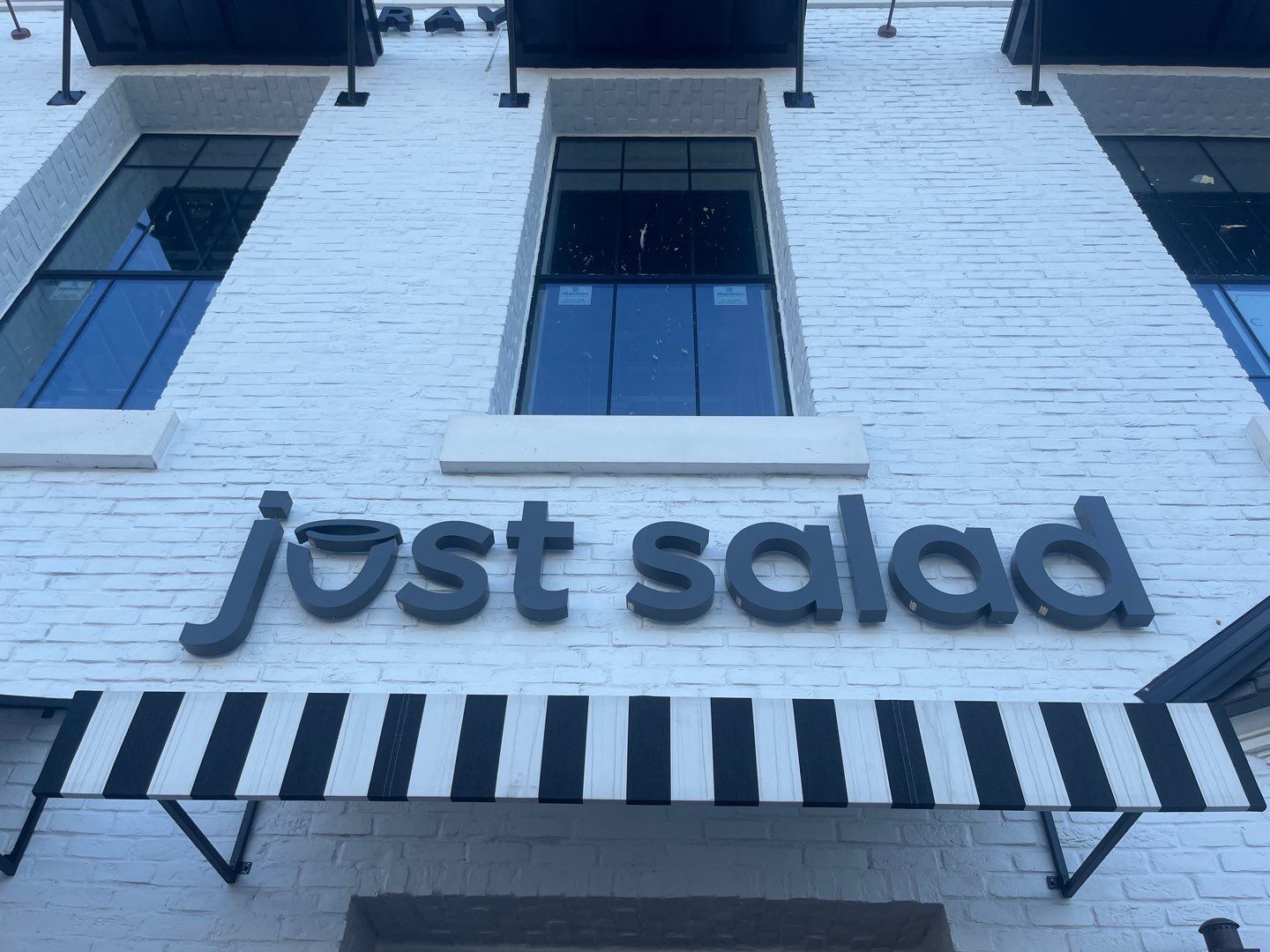 Channel Letters for Just Salad by SignCrafters
