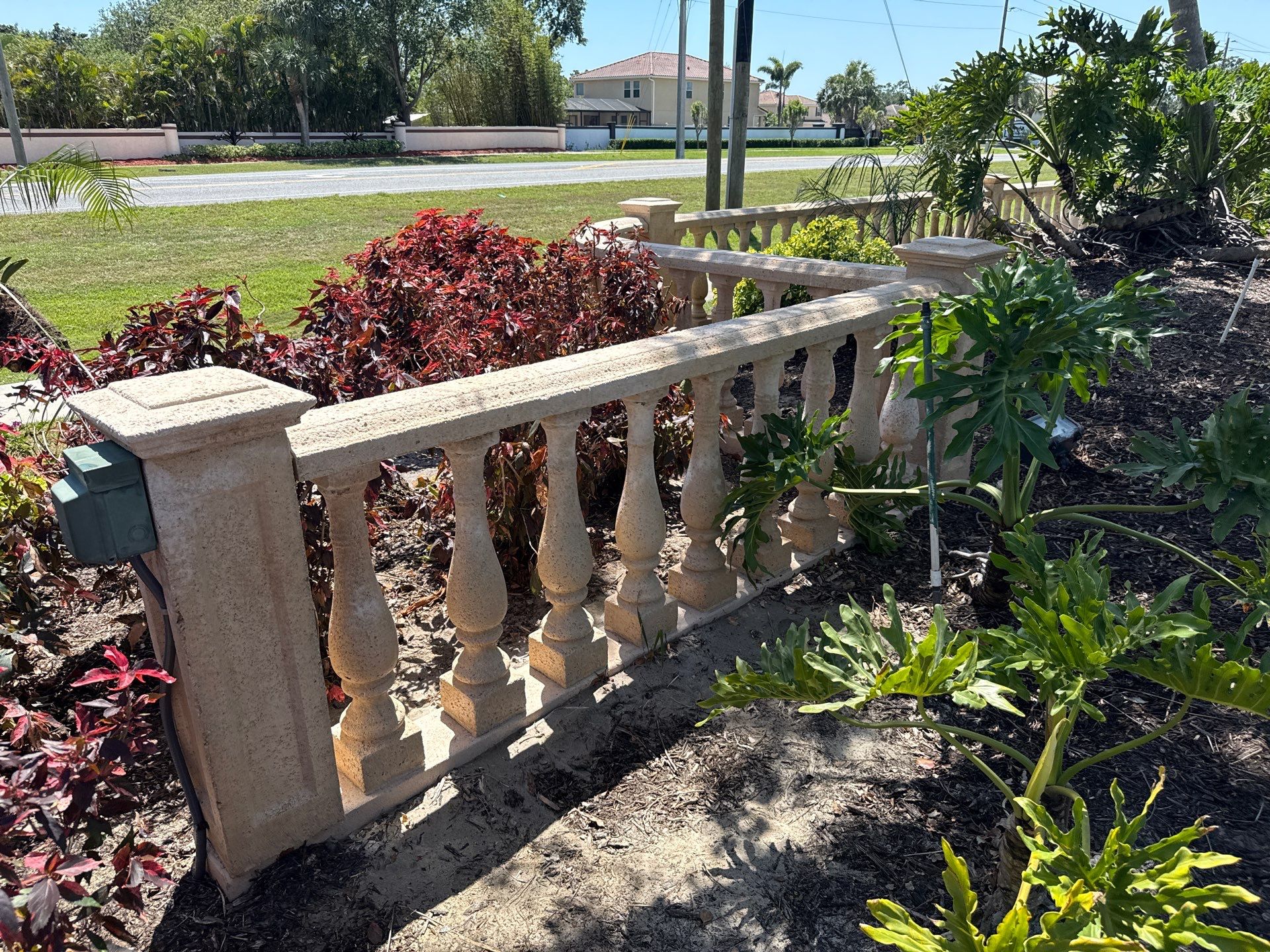 Decorative Wall & Entrance Sign Cleaning | Timberly Community | Parrish, FL by Sunshine AquaWash