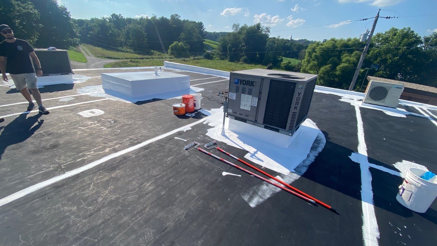Silicone Roof Coating in Manchester, MD • Premier Dental by Seipp Roofing, LLC
