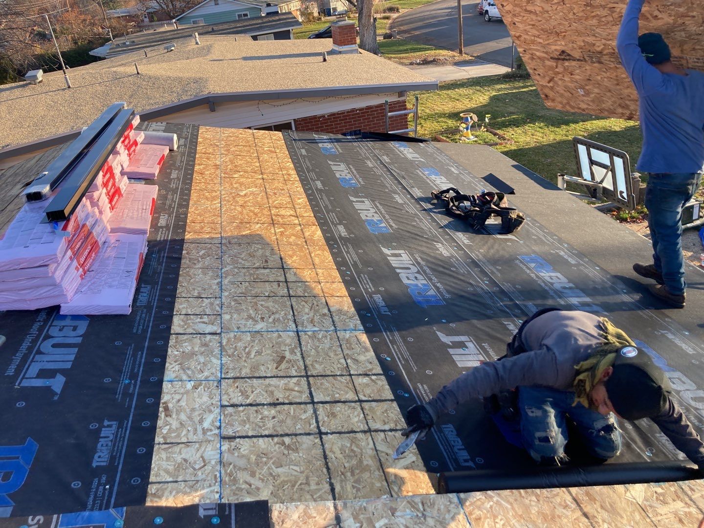 Meridian Single Level Residential Roofing Installation by ID Roofing LLC