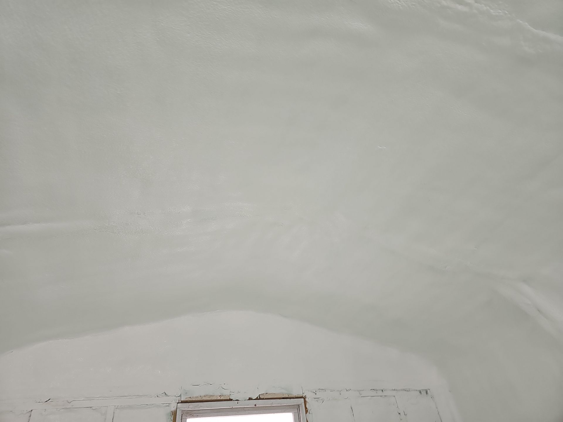 Closed Cell Spray Foam Applied to a Metal Shed by NYS Foam & Energy