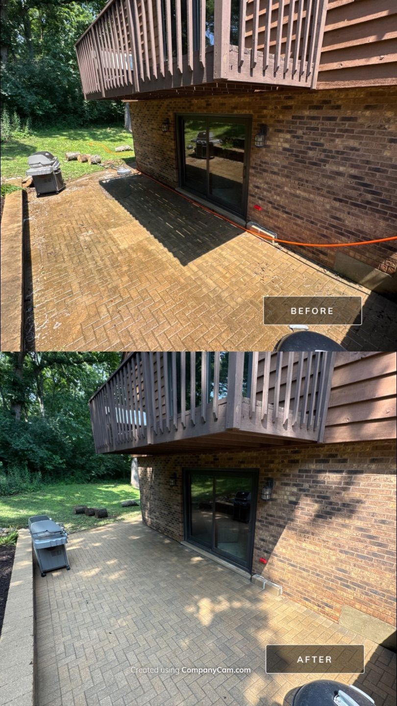 Project in Woodstock by Simmons Power & Soft Washing