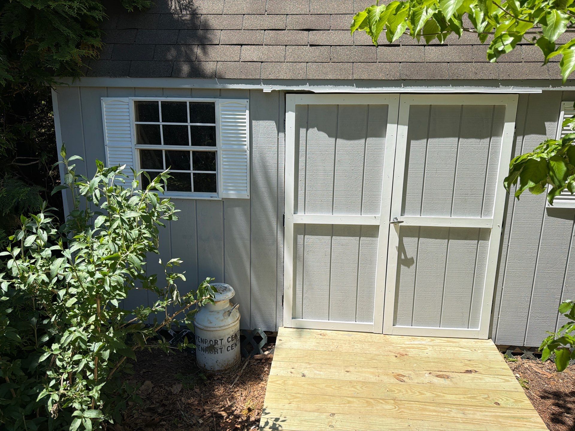 Shed Restoration with New Siding, Door Rebuild & Ramp Installation by Laser Focused Solutions LLC