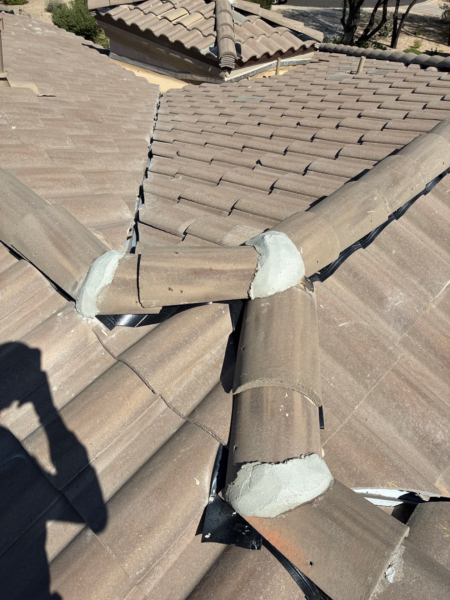 Residential Roof Install using Concrete Tiles in Scottsdale, Arizona by Weather-Tite Roofing