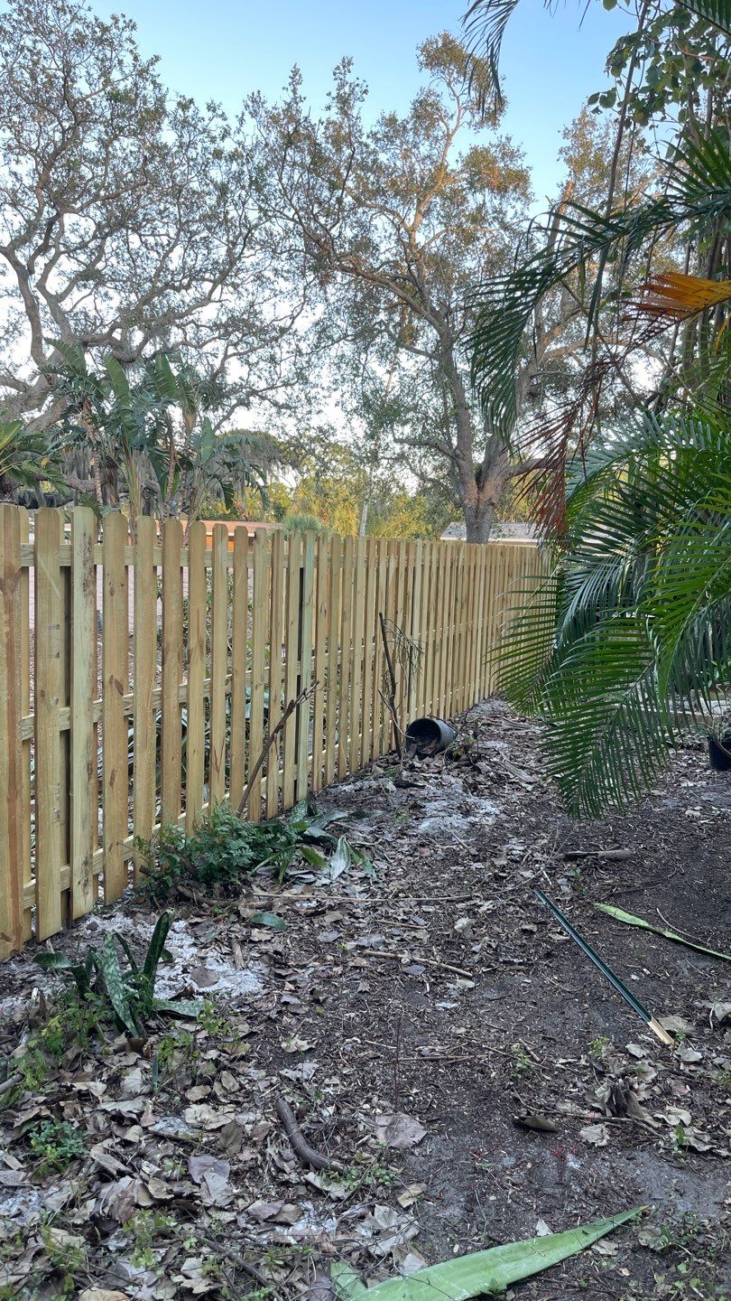 Wood Fence Installation using Shadowbox Wood Fence by Asap fence and gates, LLC
