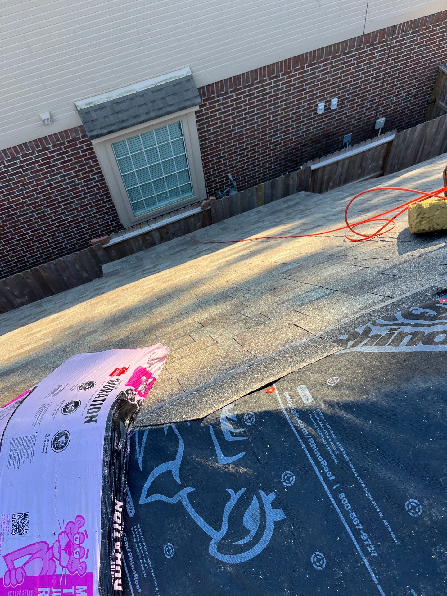 Residential Roofing Installation using Owen's Corning Duration (Lifetime) Shingles by Roof Repair Company